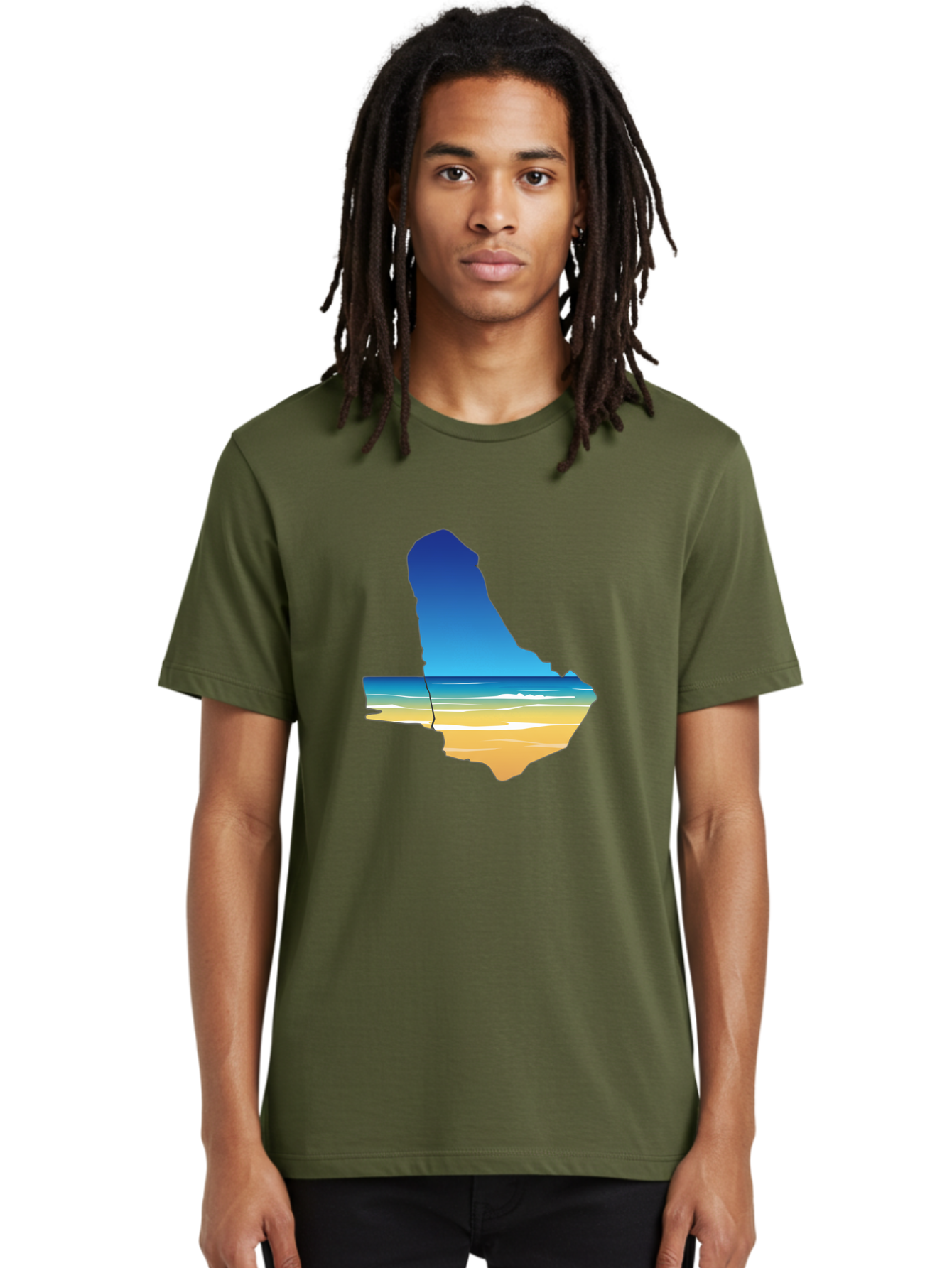 Belize-Map-Sunset Men'S Graphic Tee, 100% Cotton, Comfortable Casual Summer Wear, Machine Washable, Vintage Camera, Old Camera, Antique Camera, Black Camera, Classic Photography, Photography Equipment, Nostalgic Device, Film Camera, Camera Art Bal794