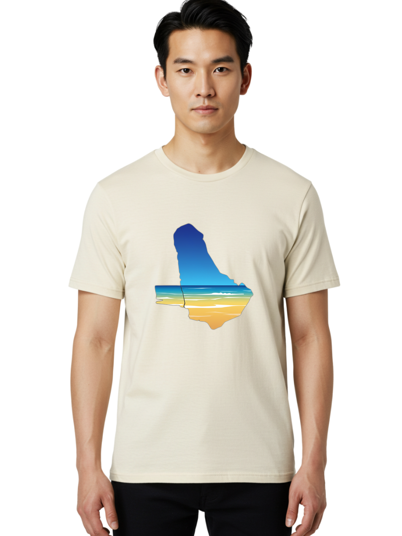 Belize-Map-Sunset Men'S Graphic Tee, 100% Cotton, Comfortable Casual Summer Wear, Machine Washable, Vintage Camera, Old Camera, Antique Camera, Black Camera, Classic Photography, Photography Equipment, Nostalgic Device, Film Camera, Camera Art Bal794