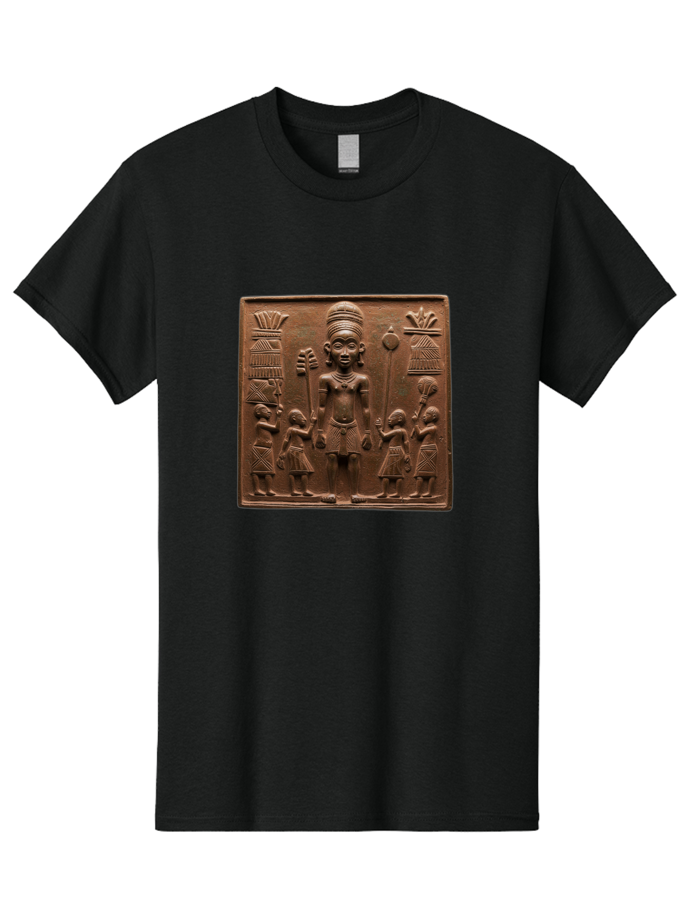 Benin-Bronze-Plaque Men'S Graphic Tee, 100% Cotton, Comfortable Casual Summer Wear, Machine Washable, Vintage Camera, Old Camera, Antique Camera, Black Camera, Classic Photography, Photography Equipment, Nostalgic Device, Film Camera, Bal795