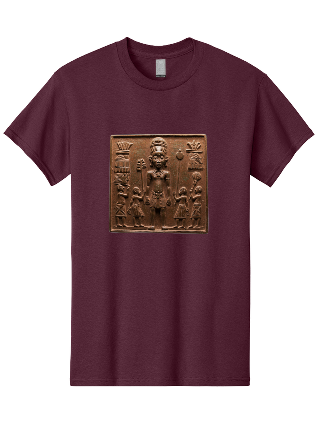 Benin-Bronze-Plaque Men'S Graphic Tee, 100% Cotton, Comfortable Casual Summer Wear, Machine Washable, Vintage Camera, Old Camera, Antique Camera, Black Camera, Classic Photography, Photography Equipment, Nostalgic Device, Film Camera, Bal795