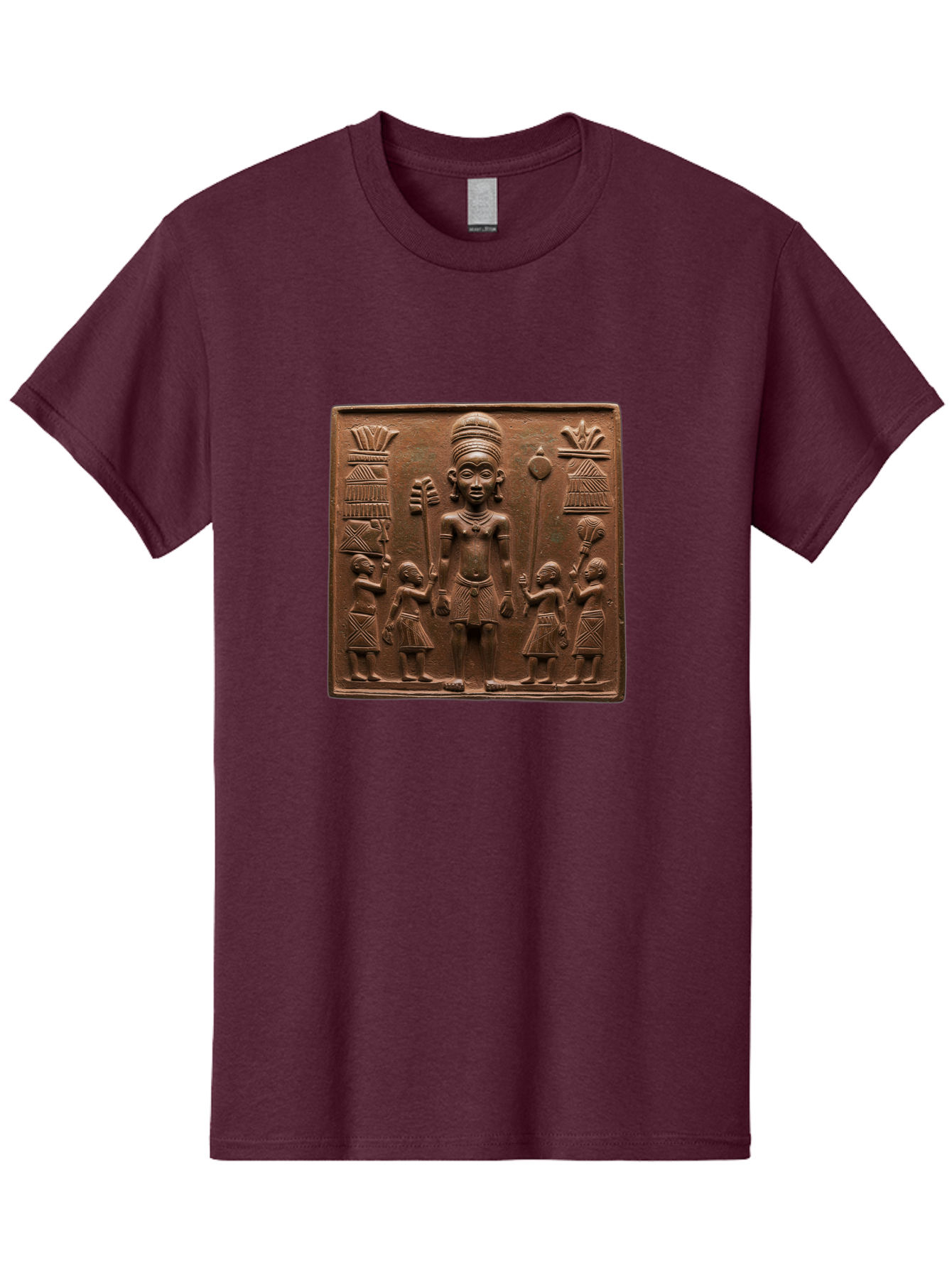 Benin-Bronze-Plaque Men'S Graphic Tee, 100% Cotton, Comfortable Casual Summer Wear, Machine Washable, Vintage Camera, Old Camera, Antique Camera, Black Camera, Classic Photography, Photography Equipment, Nostalgic Device, Film Camera, Bal795