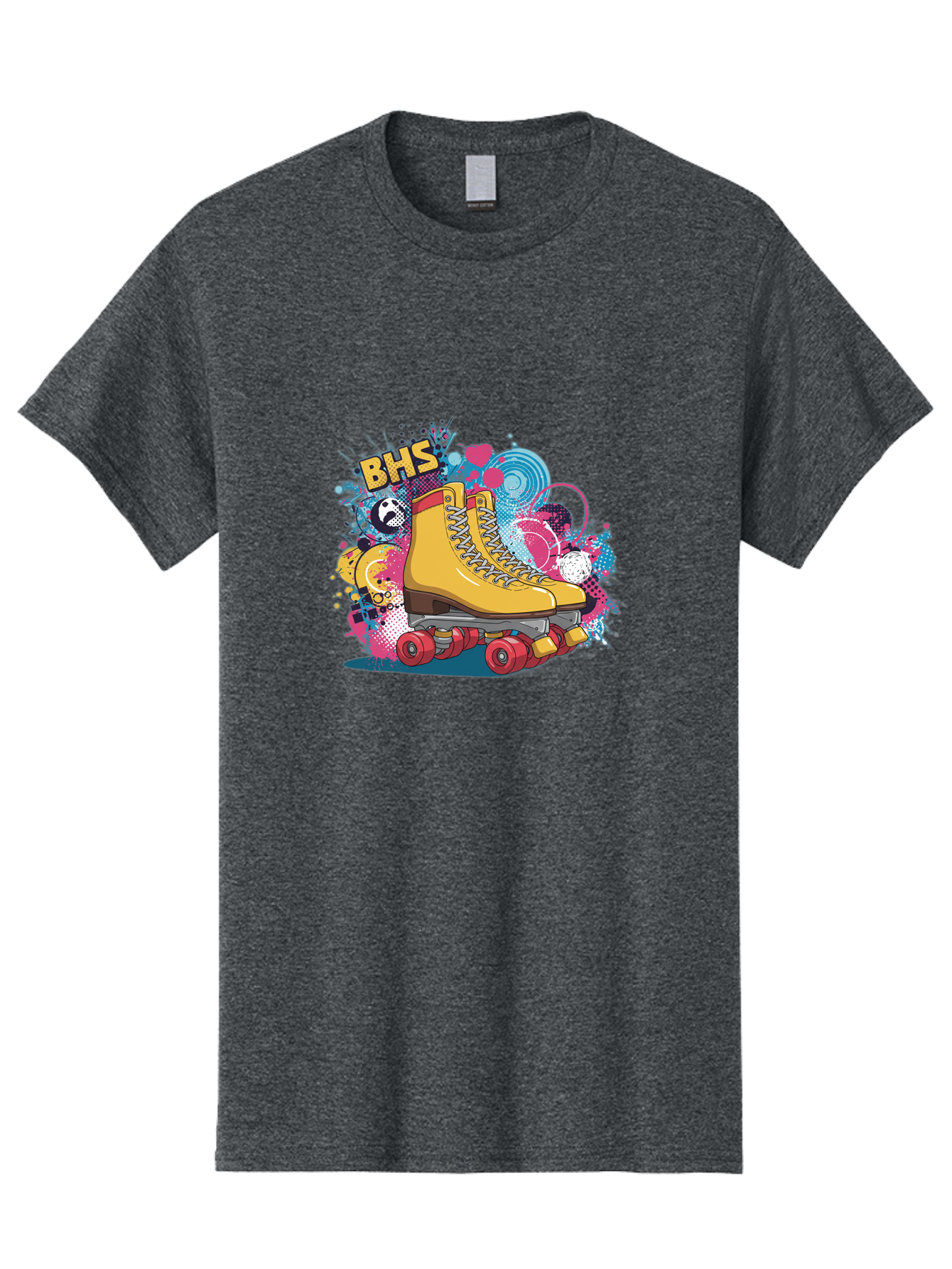 Bhs-Roller-Skate Men'S Graphic Tee, 100% Cotton, Comfortable Casual Summer Wear, Machine Washable, Vintage Camera, Old Camera, Antique Camera, Black Camera, Classic Photography, Photography Equipment, Nostalgic Device, Film Camera, Camera Art Bal798