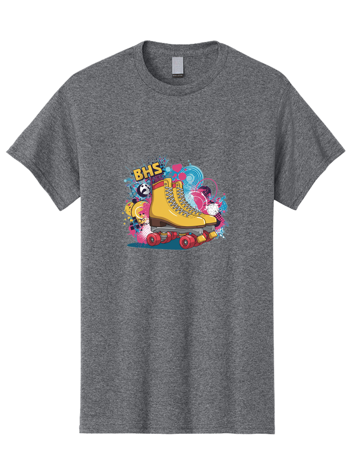 Bhs-Roller-Skate Men'S Graphic Tee, 100% Cotton, Comfortable Casual Summer Wear, Machine Washable, Vintage Camera, Old Camera, Antique Camera, Black Camera, Classic Photography, Photography Equipment, Nostalgic Device, Film Camera, Camera Art Bal798