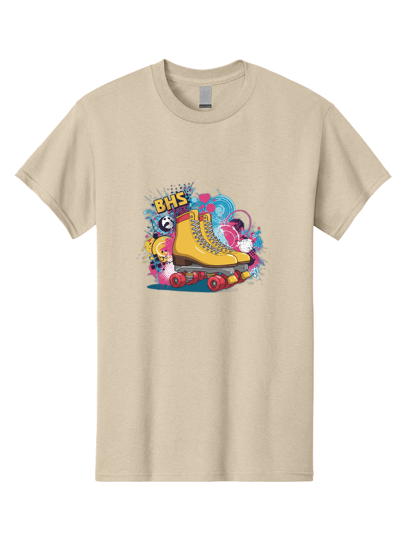 Bhs-Roller-Skate Men'S Graphic Tee, 100% Cotton, Comfortable Casual Summer Wear, Machine Washable, Vintage Camera, Old Camera, Antique Camera, Black Camera, Classic Photography, Photography Equipment, Nostalgic Device, Film Camera, Camera Art Bal798