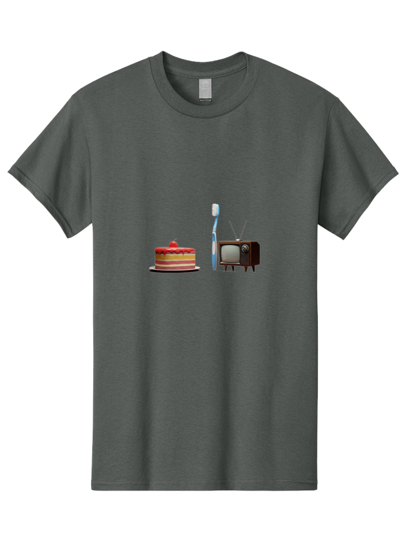 Birthday-Cake-Toothbrush-Tv Men'S Graphic Tee, 100% Cotton, Comfortable Casual Summer Wear, Machine Washable, Vintage Camera, Old Camera, Antique Camera, Black Camera, Classic Photography, Photography Equipment, Nostalgic Device, Film Camera, Bal802