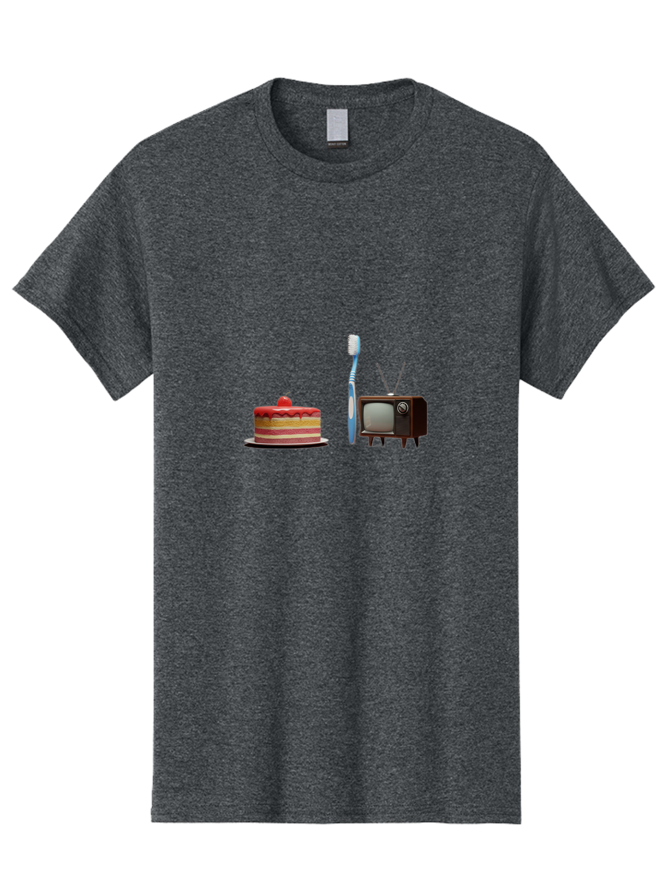 Birthday-Cake-Toothbrush-Tv Men'S Graphic Tee, 100% Cotton, Comfortable Casual Summer Wear, Machine Washable, Vintage Camera, Old Camera, Antique Camera, Black Camera, Classic Photography, Photography Equipment, Nostalgic Device, Film Camera, Bal802