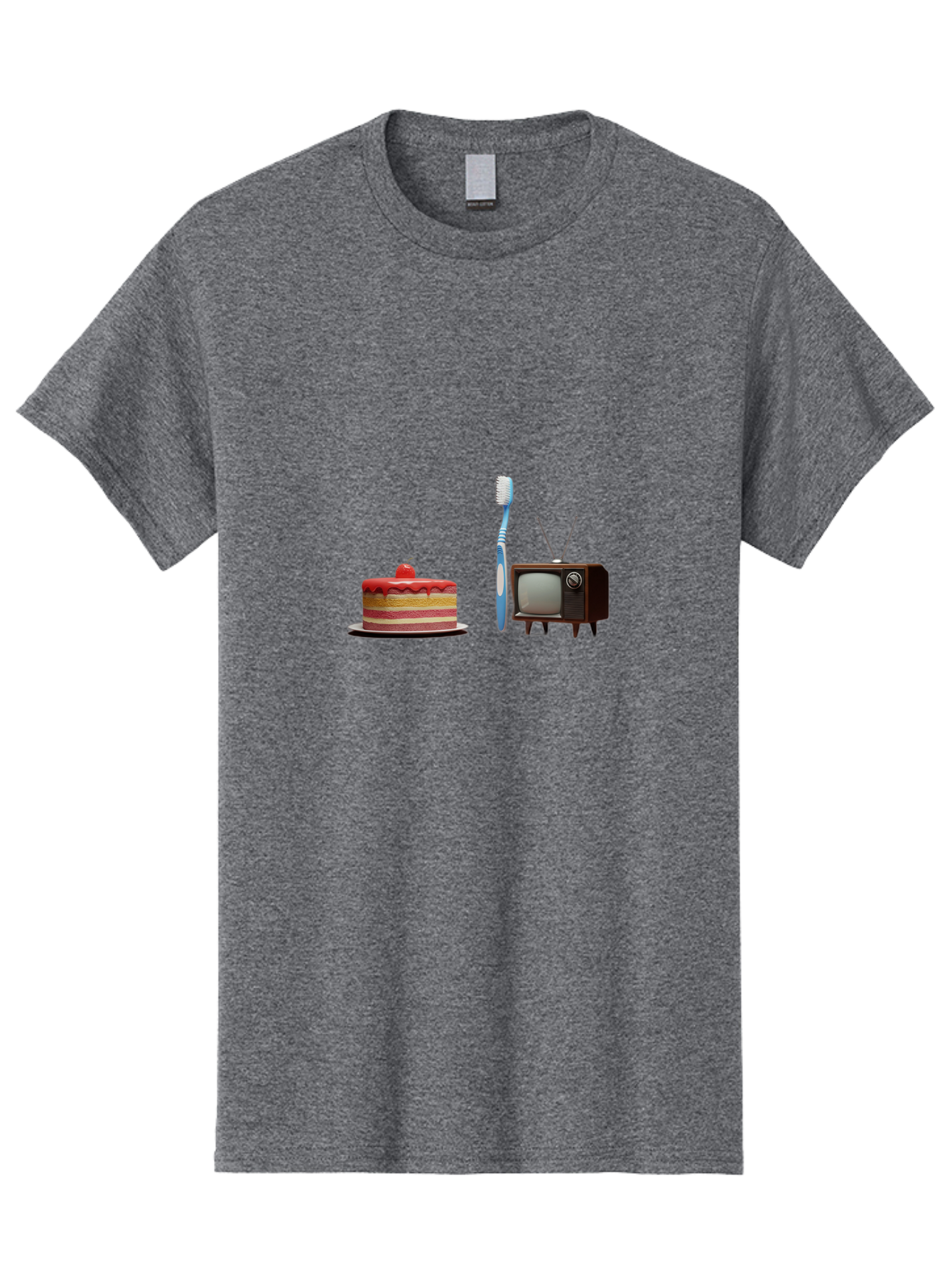 Birthday-Cake-Toothbrush-Tv Men'S Graphic Tee, 100% Cotton, Comfortable Casual Summer Wear, Machine Washable, Vintage Camera, Old Camera, Antique Camera, Black Camera, Classic Photography, Photography Equipment, Nostalgic Device, Film Camera, Bal802