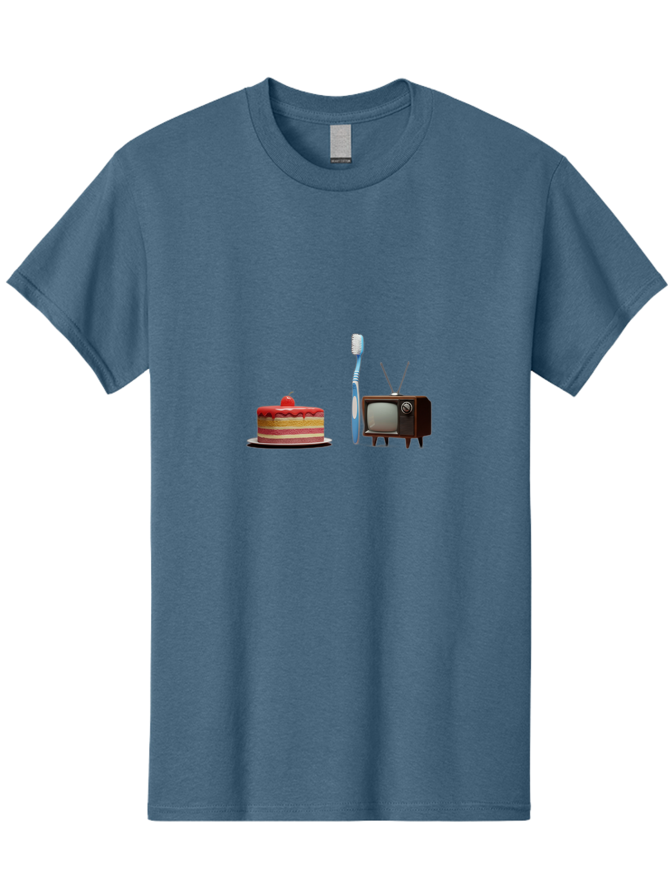 Birthday-Cake-Toothbrush-Tv Men'S Graphic Tee, 100% Cotton, Comfortable Casual Summer Wear, Machine Washable, Vintage Camera, Old Camera, Antique Camera, Black Camera, Classic Photography, Photography Equipment, Nostalgic Device, Film Camera, Bal802