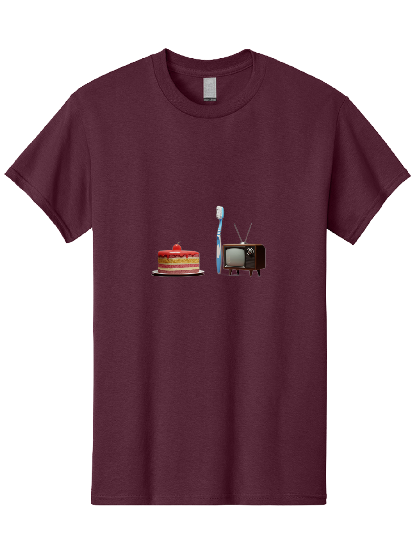 Birthday-Cake-Toothbrush-Tv Men'S Graphic Tee, 100% Cotton, Comfortable Casual Summer Wear, Machine Washable, Vintage Camera, Old Camera, Antique Camera, Black Camera, Classic Photography, Photography Equipment, Nostalgic Device, Film Camera, Bal802