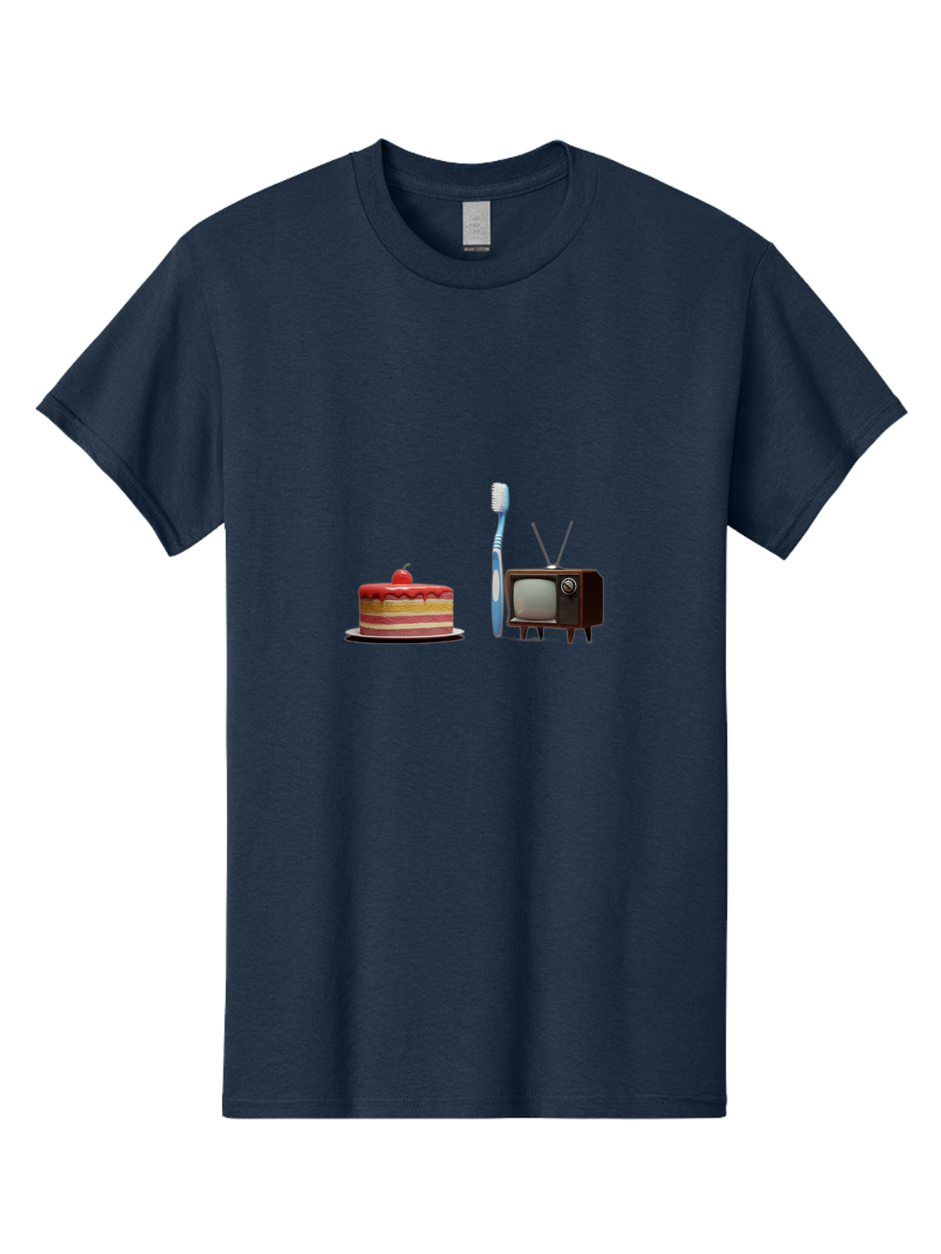 Birthday-Cake-Toothbrush-Tv Men'S Graphic Tee, 100% Cotton, Comfortable Casual Summer Wear, Machine Washable, Vintage Camera, Old Camera, Antique Camera, Black Camera, Classic Photography, Photography Equipment, Nostalgic Device, Film Camera, Bal802