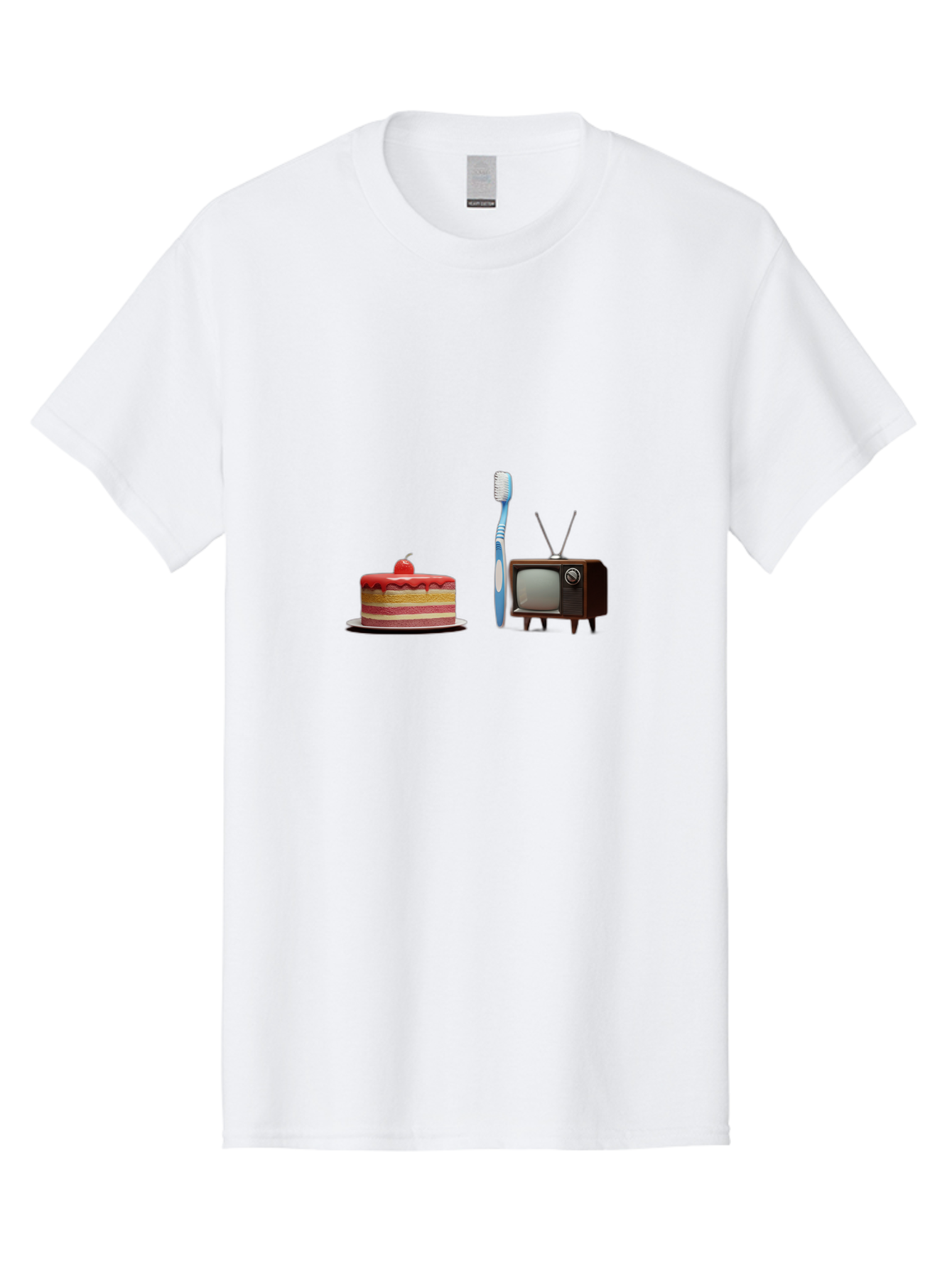Birthday-Cake-Toothbrush-Tv Men'S Graphic Tee, 100% Cotton, Comfortable Casual Summer Wear, Machine Washable, Vintage Camera, Old Camera, Antique Camera, Black Camera, Classic Photography, Photography Equipment, Nostalgic Device, Film Camera, Bal802