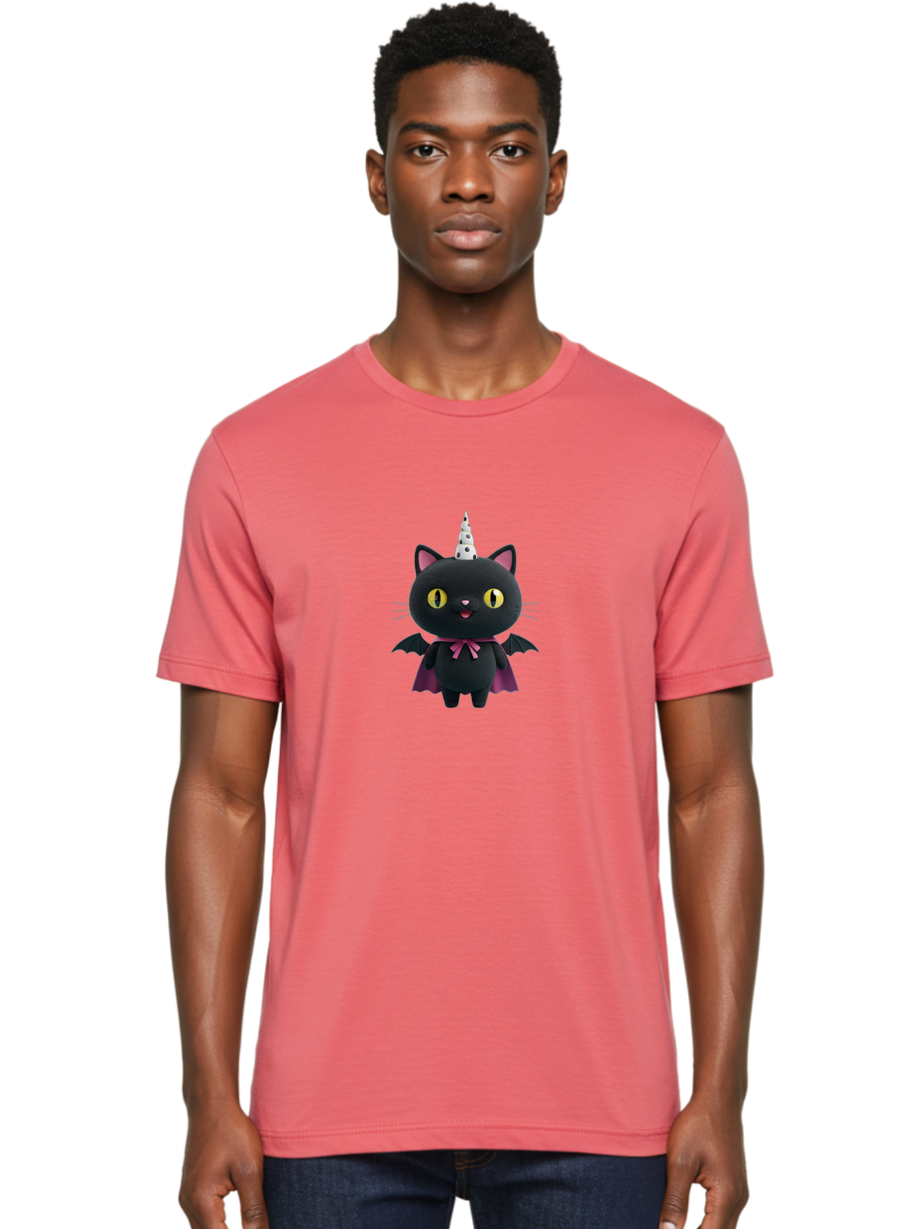 Black-Cat-In-Costume Men'S Graphic Tee, 100% Cotton, Comfortable Casual Summer Wear, Machine Washable, Vintage Camera, Old Camera, Antique Camera, Black Camera, Classic Photography, Photography Equipment, Nostalgic Device, Film Camera, Bal804