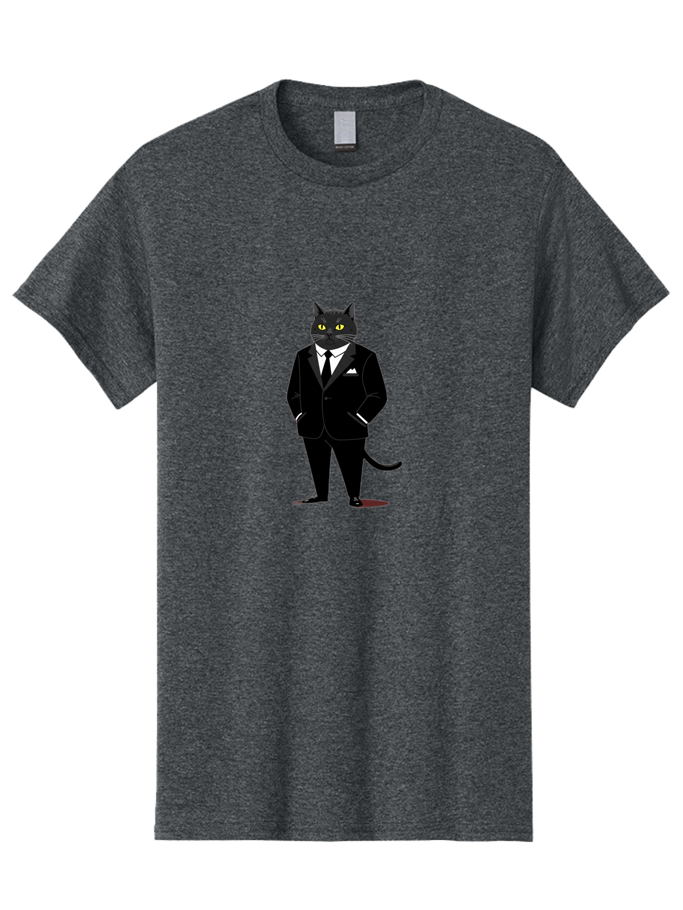 Black-Cat-In-Tuxedo Men'S Graphic Tee, 100% Cotton, Comfortable Casual Summer Wear, Machine Washable, Vintage Camera, Old Camera, Antique Camera, Black Camera, Classic Photography, Photography Equipment, Nostalgic Device, Film Camera, Bal805