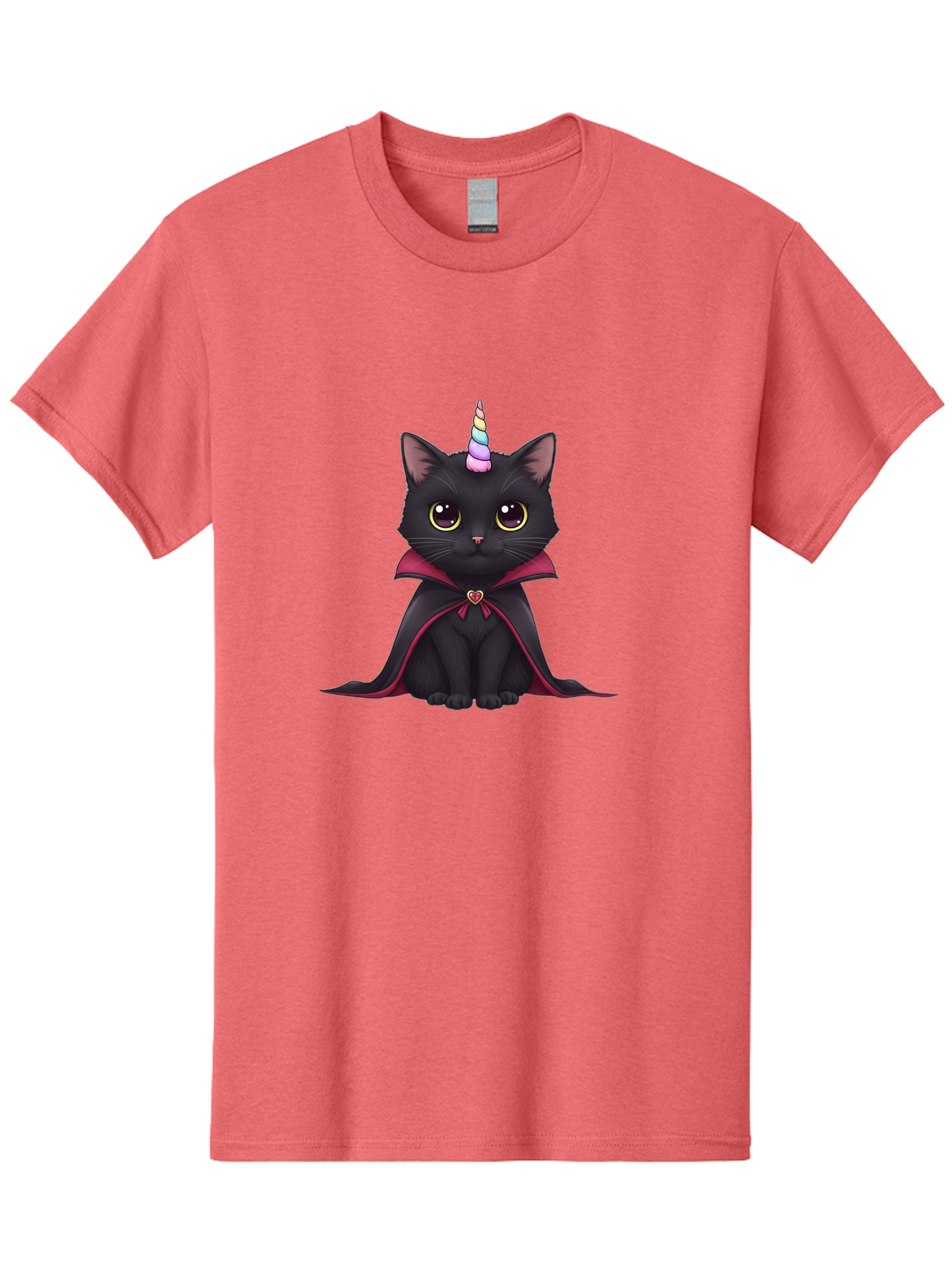 Black-Cat-Unicorn-Vampire Men'S Graphic Tee, 100% Cotton, Comfortable Casual Summer Wear, Machine Washable, Vintage Camera, Old Camera, Antique Camera, Black Camera, Classic Photography, Photography Equipment, Nostalgic Device, Film Camera, Bal807