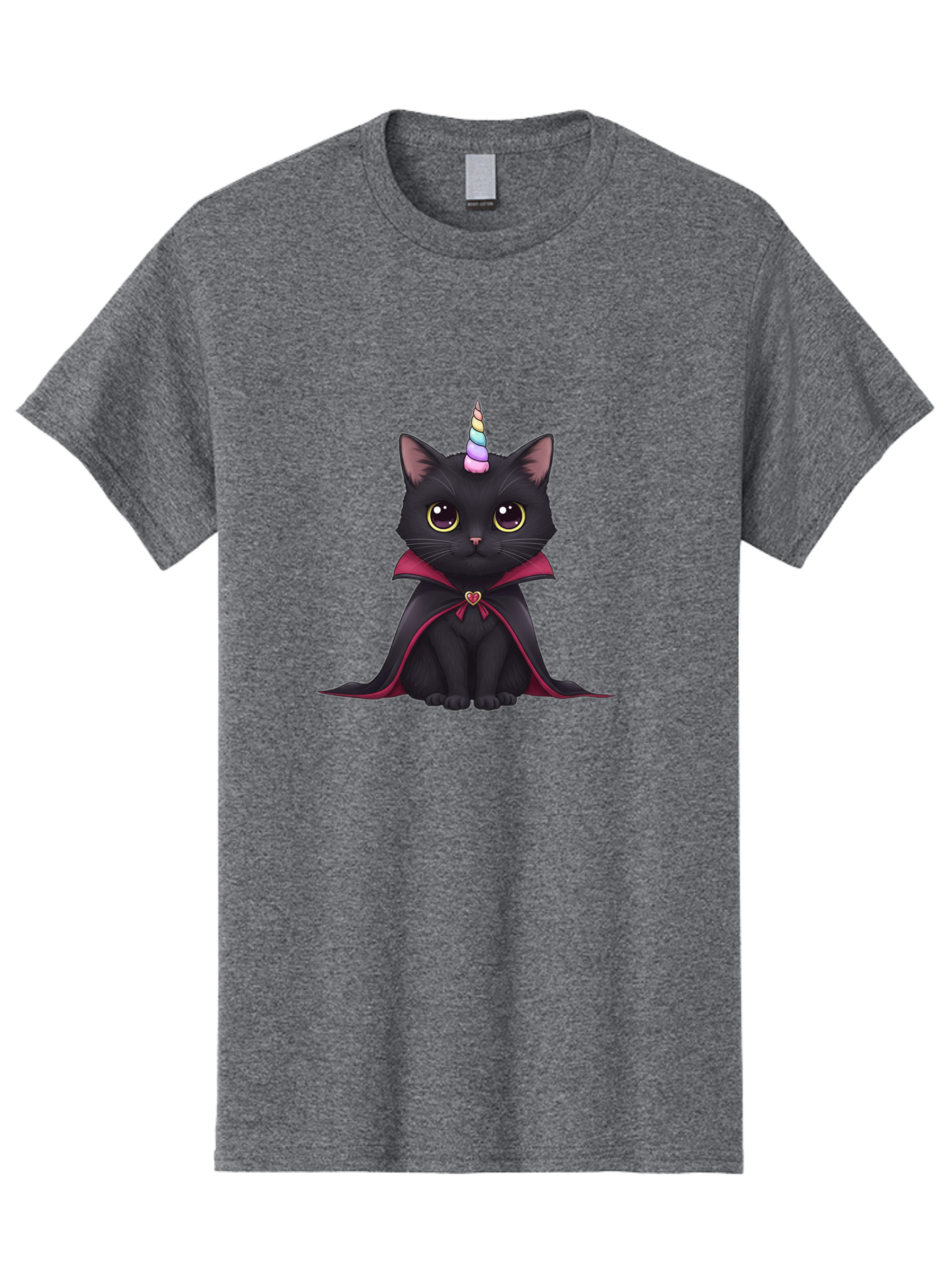 Black-Cat-Unicorn-Vampire Men'S Graphic Tee, 100% Cotton, Comfortable Casual Summer Wear, Machine Washable, Vintage Camera, Old Camera, Antique Camera, Black Camera, Classic Photography, Photography Equipment, Nostalgic Device, Film Camera, Bal807