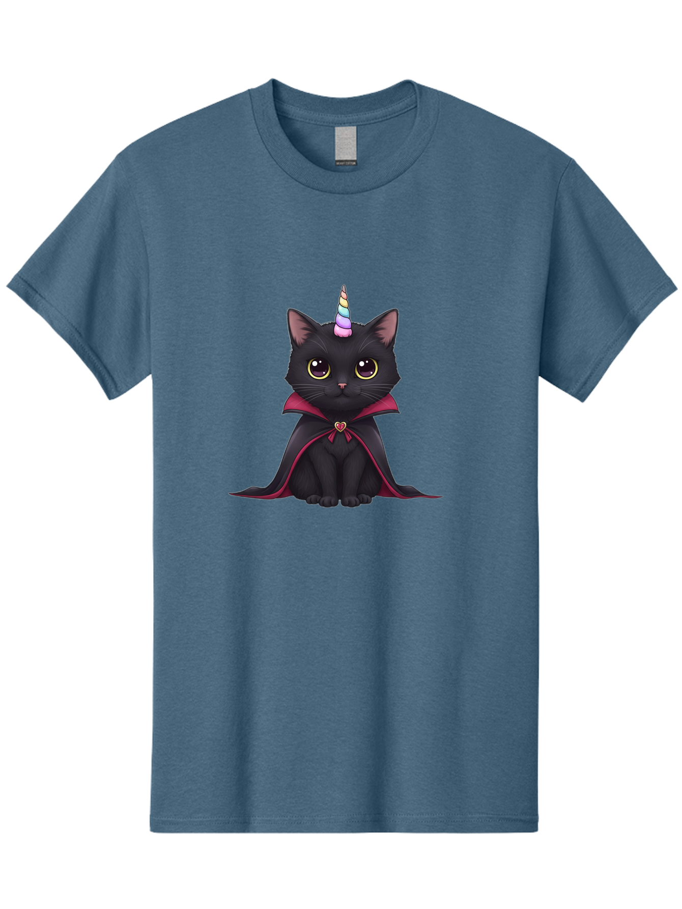 Black-Cat-Unicorn-Vampire Men'S Graphic Tee, 100% Cotton, Comfortable Casual Summer Wear, Machine Washable, Vintage Camera, Old Camera, Antique Camera, Black Camera, Classic Photography, Photography Equipment, Nostalgic Device, Film Camera, Bal807