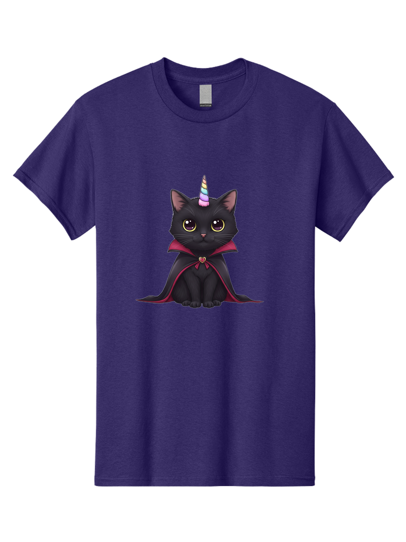 Black-Cat-Unicorn-Vampire Men'S Graphic Tee, 100% Cotton, Comfortable Casual Summer Wear, Machine Washable, Vintage Camera, Old Camera, Antique Camera, Black Camera, Classic Photography, Photography Equipment, Nostalgic Device, Film Camera, Bal807