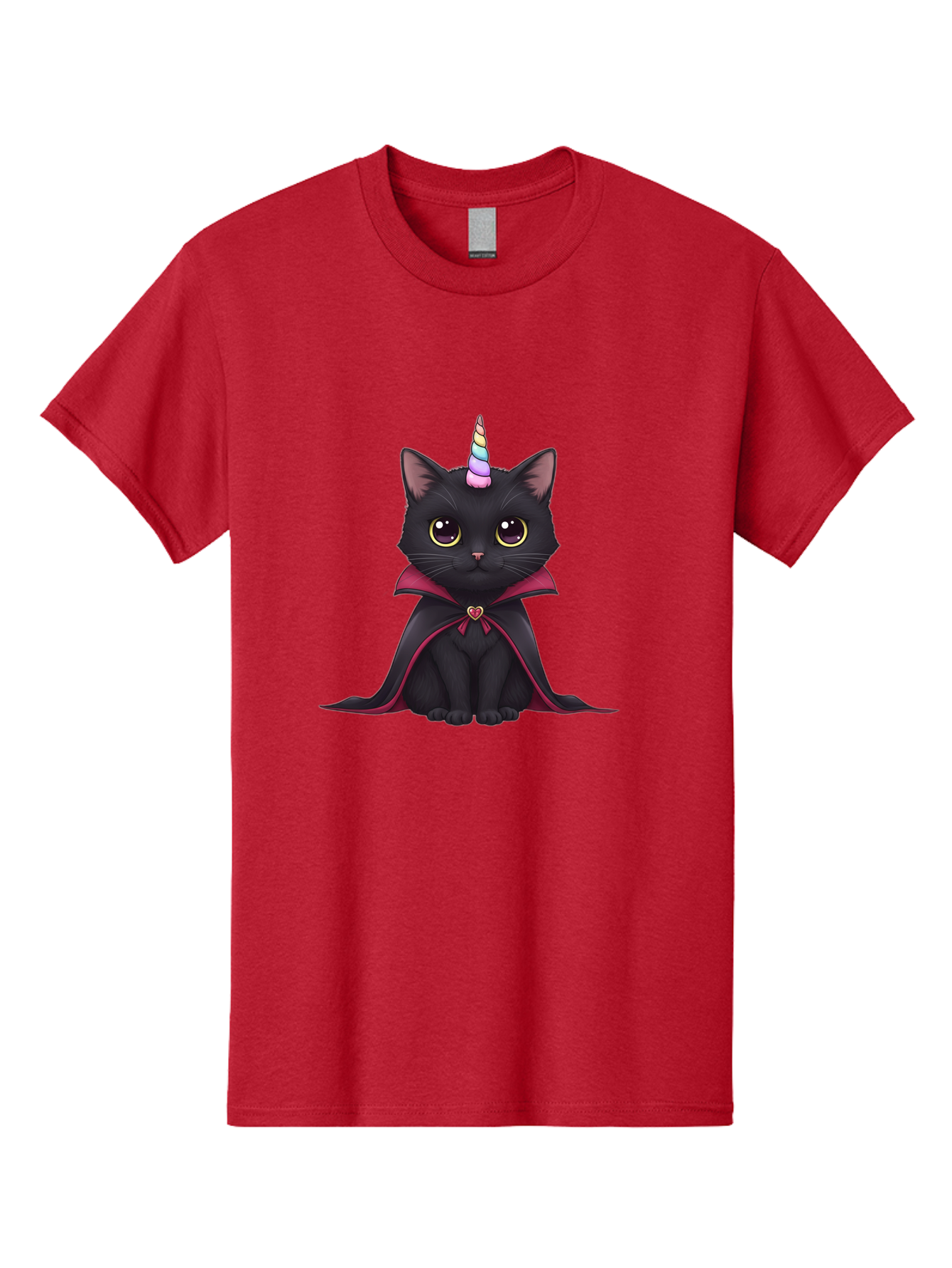 Black-Cat-Unicorn-Vampire Men'S Graphic Tee, 100% Cotton, Comfortable Casual Summer Wear, Machine Washable, Vintage Camera, Old Camera, Antique Camera, Black Camera, Classic Photography, Photography Equipment, Nostalgic Device, Film Camera, Bal807