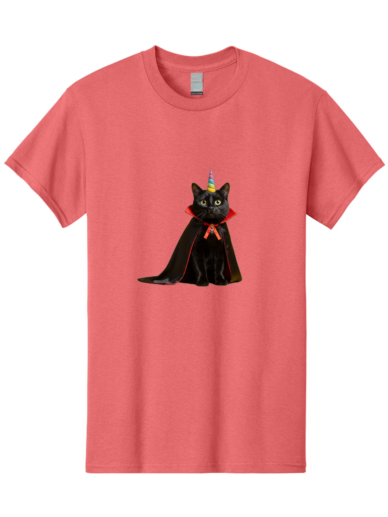 Black-Cat-Unicorn Men'S Graphic Tee, 100% Cotton, Comfortable Casual Summer Wear, Machine Washable, Vintage Camera, Old Camera, Antique Camera, Black Camera, Classic Photography, Photography Equipment, Nostalgic Device, Film Camera, Camera Art Bal808