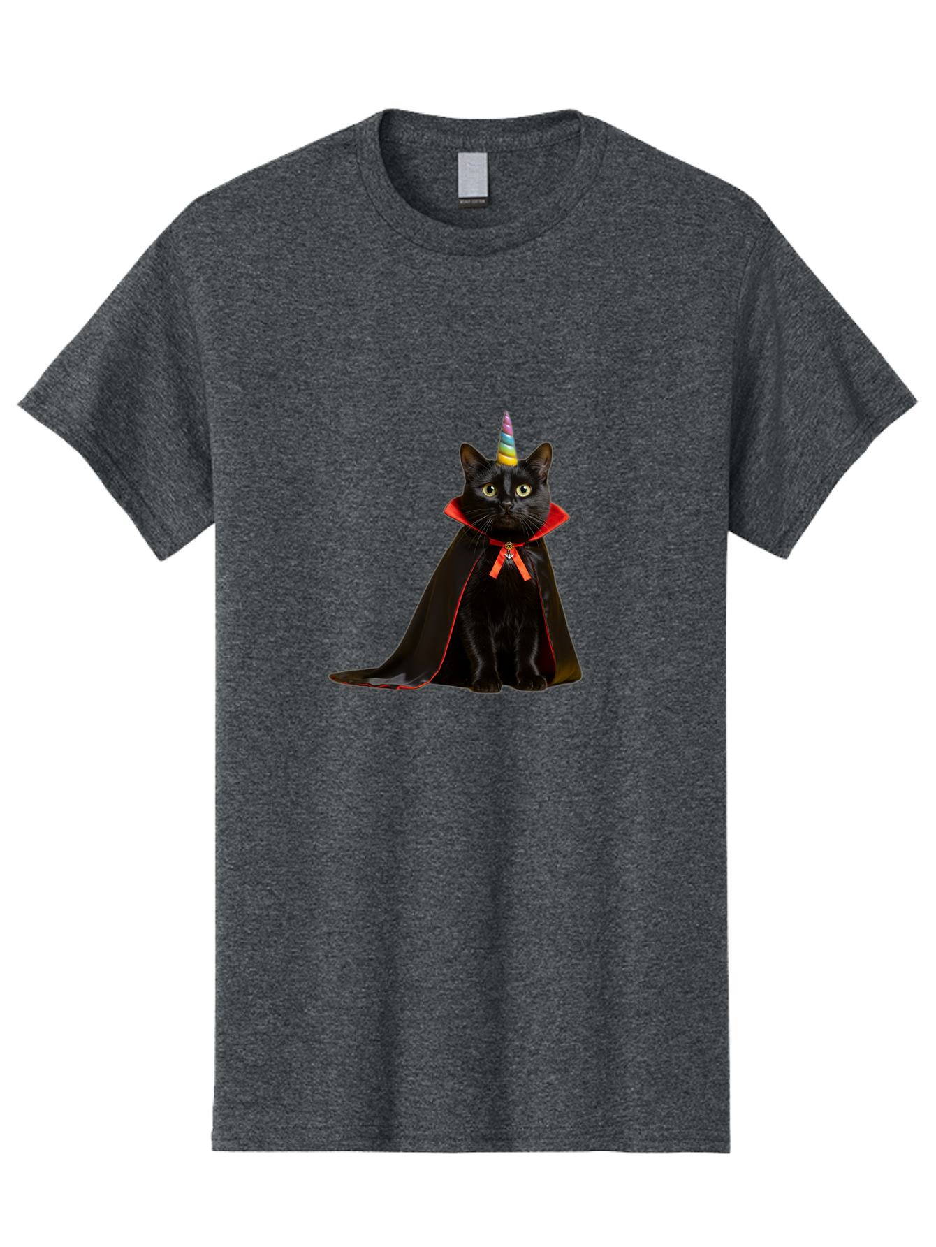 Black-Cat-Unicorn Men'S Graphic Tee, 100% Cotton, Comfortable Casual Summer Wear, Machine Washable, Vintage Camera, Old Camera, Antique Camera, Black Camera, Classic Photography, Photography Equipment, Nostalgic Device, Film Camera, Camera Art Bal808
