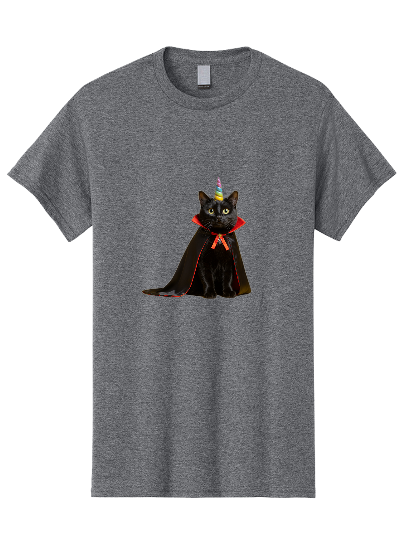 Black-Cat-Unicorn Men'S Graphic Tee, 100% Cotton, Comfortable Casual Summer Wear, Machine Washable, Vintage Camera, Old Camera, Antique Camera, Black Camera, Classic Photography, Photography Equipment, Nostalgic Device, Film Camera, Camera Art Bal808