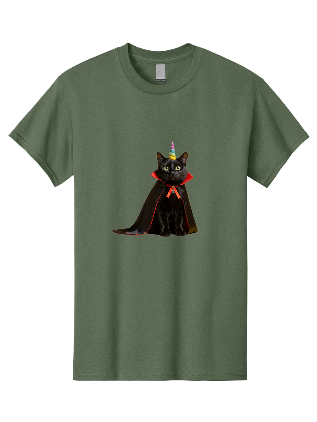 Black-Cat-Unicorn Men'S Graphic Tee, 100% Cotton, Comfortable Casual Summer Wear, Machine Washable, Vintage Camera, Old Camera, Antique Camera, Black Camera, Classic Photography, Photography Equipment, Nostalgic Device, Film Camera, Camera Art Bal808