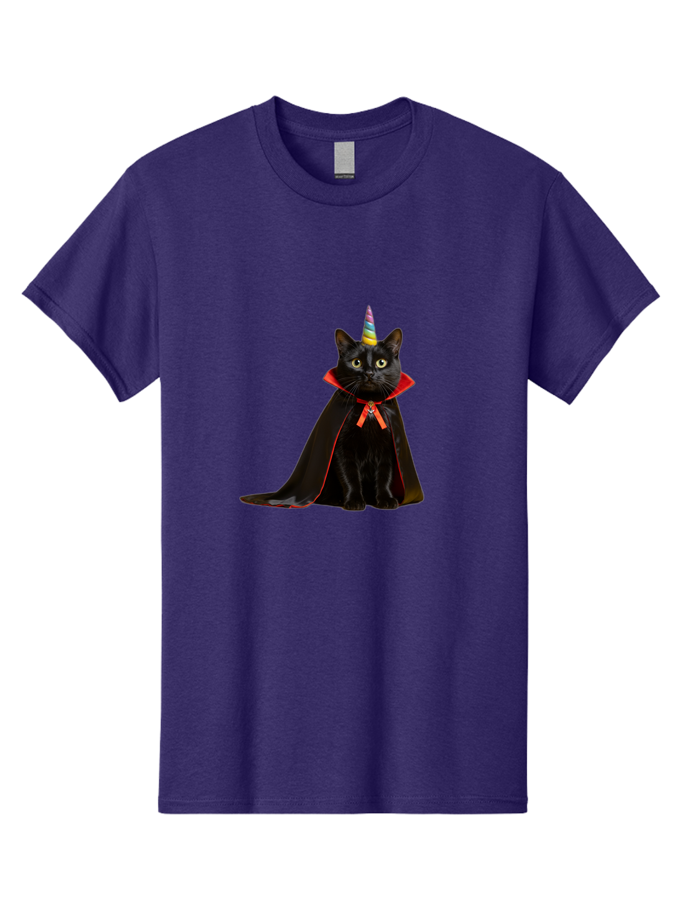 Black-Cat-Unicorn Men'S Graphic Tee, 100% Cotton, Comfortable Casual Summer Wear, Machine Washable, Vintage Camera, Old Camera, Antique Camera, Black Camera, Classic Photography, Photography Equipment, Nostalgic Device, Film Camera, Camera Art Bal808