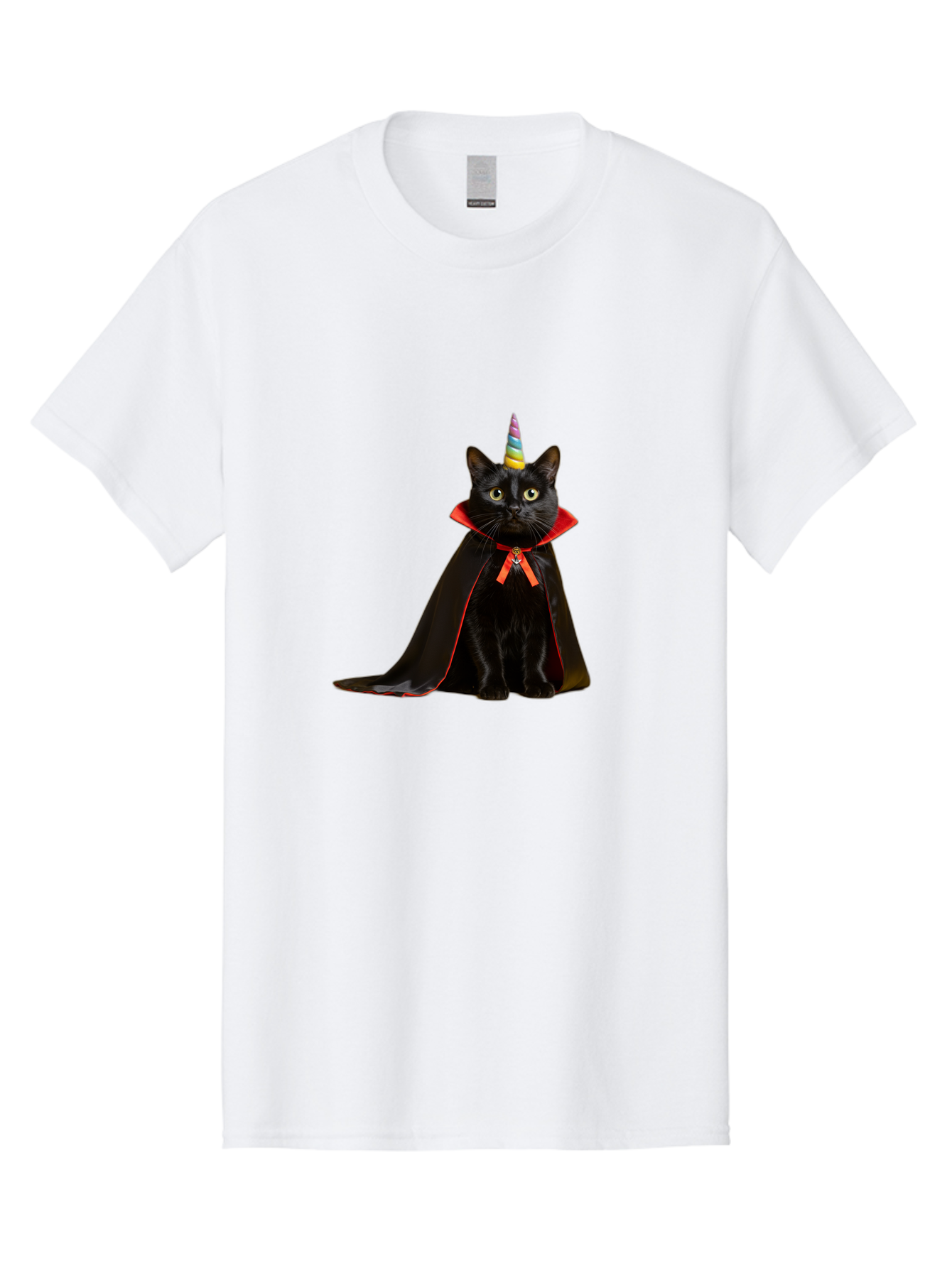 Black-Cat-Unicorn Men'S Graphic Tee, 100% Cotton, Comfortable Casual Summer Wear, Machine Washable, Vintage Camera, Old Camera, Antique Camera, Black Camera, Classic Photography, Photography Equipment, Nostalgic Device, Film Camera, Camera Art Bal808