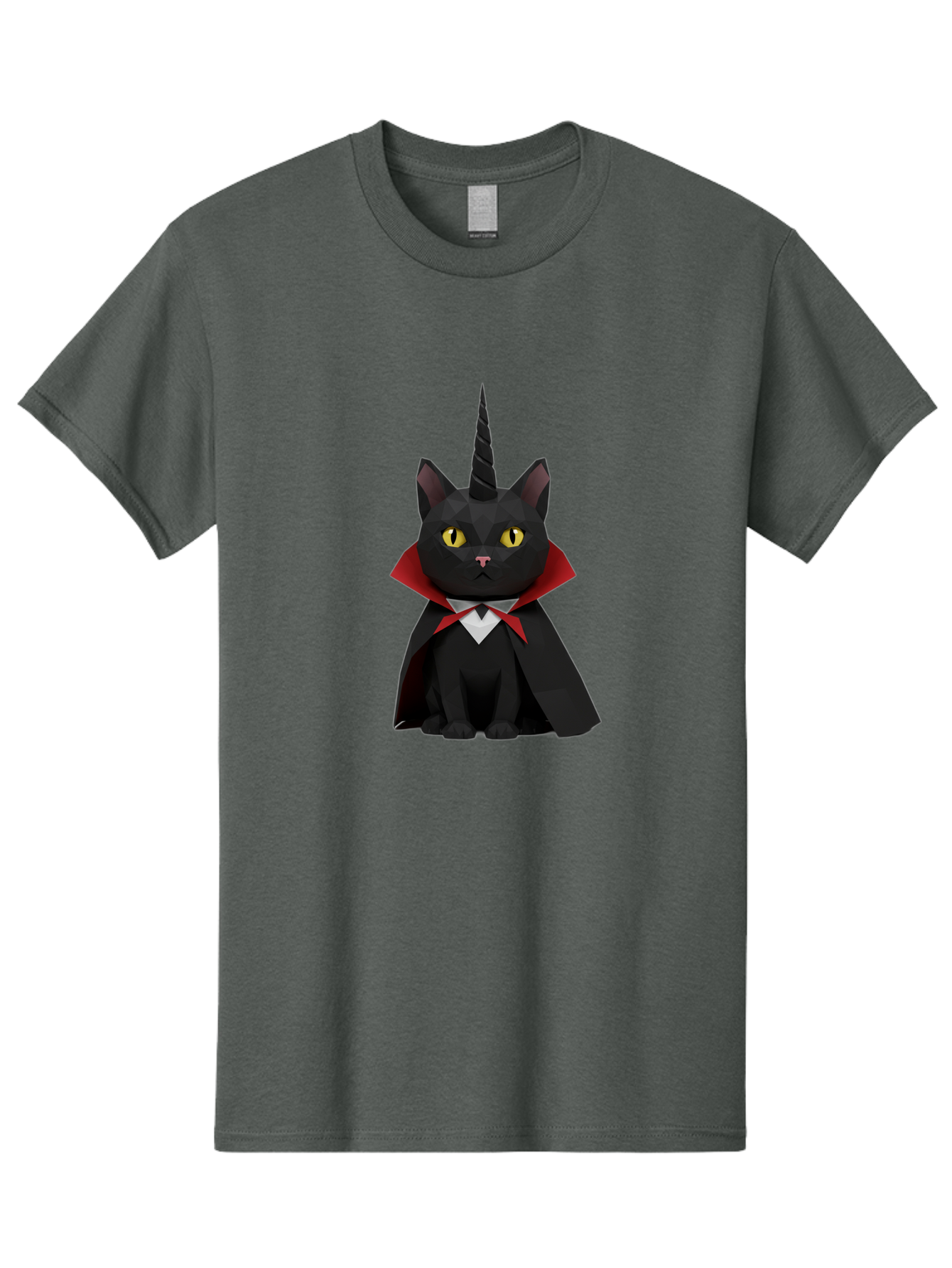 Black-Cat-Vampire-Unicorn-1 Men'S Graphic Tee, 100% Cotton, Comfortable Casual Summer Wear, Machine Washable, Vintage Camera, Old Camera, Antique Camera, Black Camera, Classic Photography, Photography Equipment, Nostalgic Device, Film Camera, Bal809