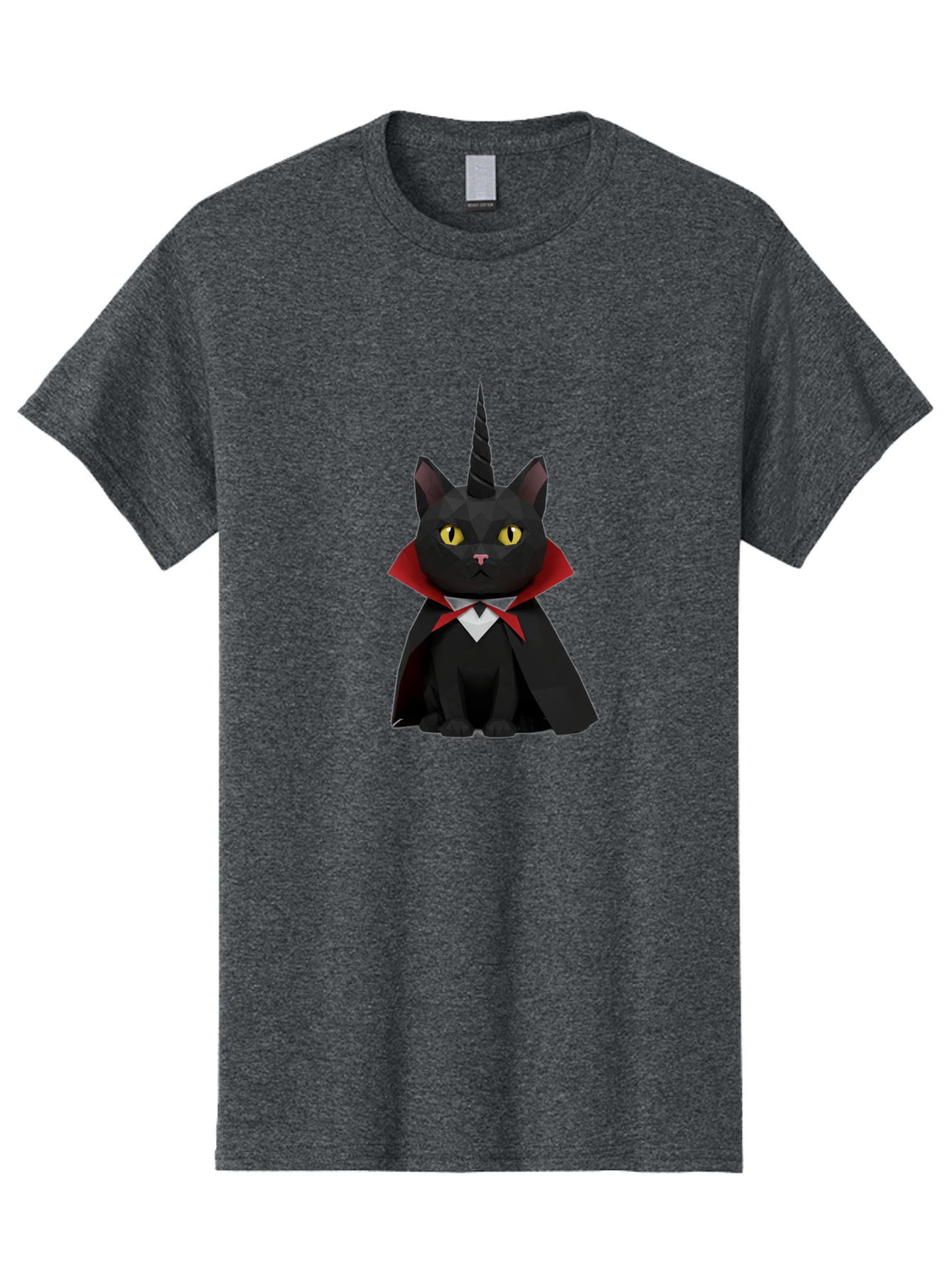 Black-Cat-Vampire-Unicorn-1 Men'S Graphic Tee, 100% Cotton, Comfortable Casual Summer Wear, Machine Washable, Vintage Camera, Old Camera, Antique Camera, Black Camera, Classic Photography, Photography Equipment, Nostalgic Device, Film Camera, Bal809