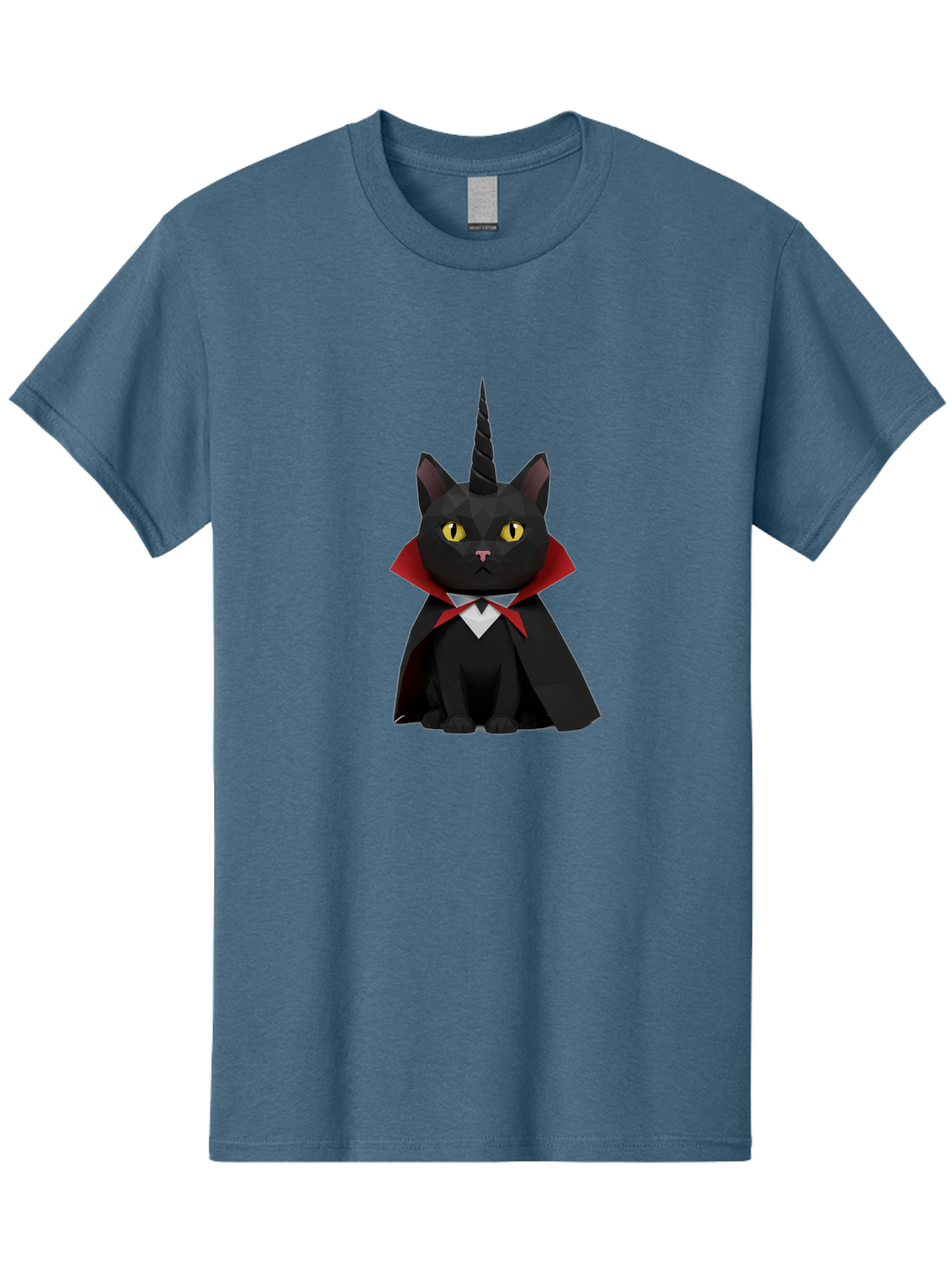 Black-Cat-Vampire-Unicorn-1 Men'S Graphic Tee, 100% Cotton, Comfortable Casual Summer Wear, Machine Washable, Vintage Camera, Old Camera, Antique Camera, Black Camera, Classic Photography, Photography Equipment, Nostalgic Device, Film Camera, Bal809
