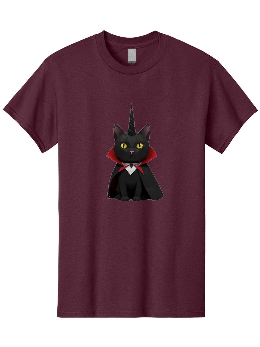 Black-Cat-Vampire-Unicorn-1 Men'S Graphic Tee, 100% Cotton, Comfortable Casual Summer Wear, Machine Washable, Vintage Camera, Old Camera, Antique Camera, Black Camera, Classic Photography, Photography Equipment, Nostalgic Device, Film Camera, Bal809