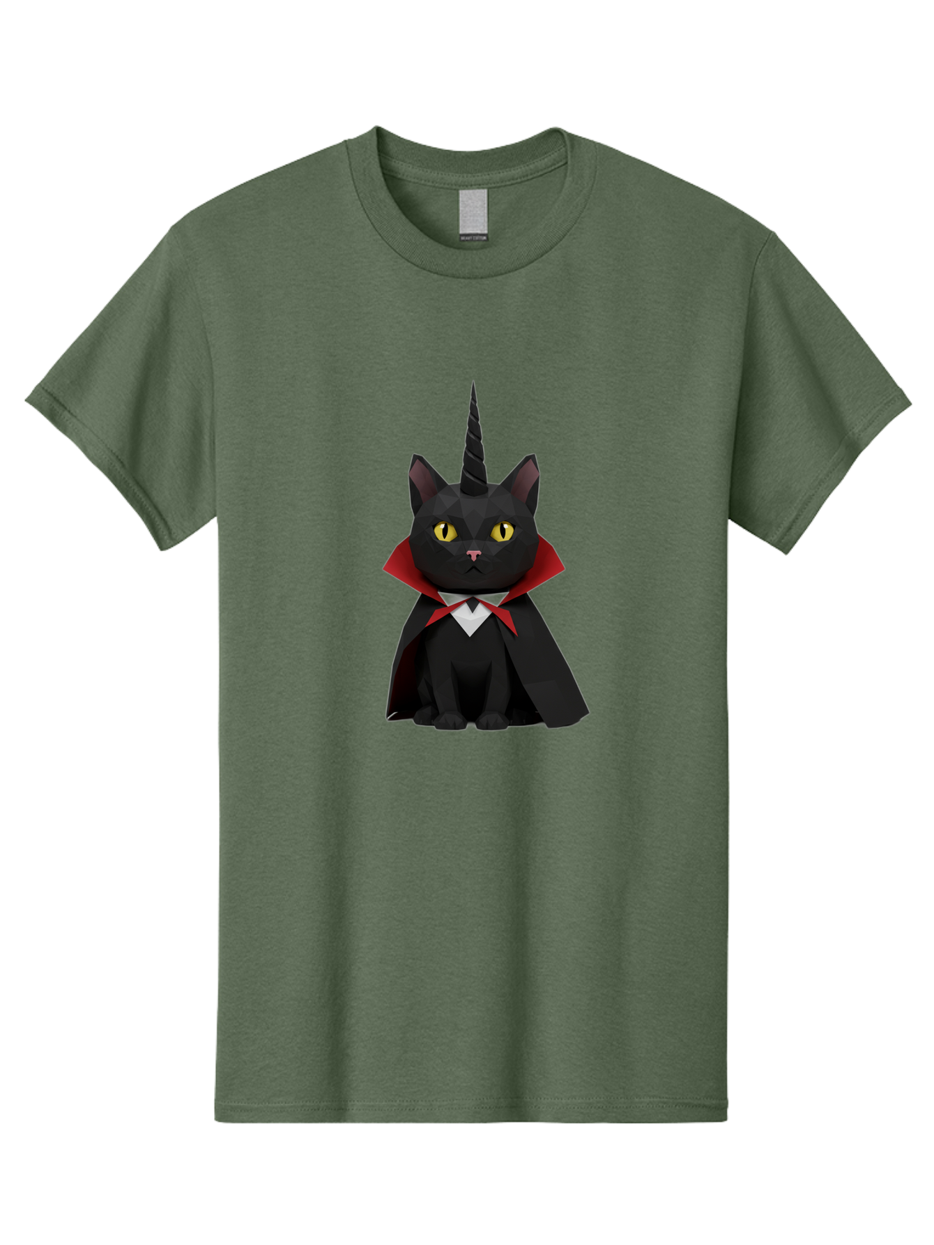 Black-Cat-Vampire-Unicorn-1 Men'S Graphic Tee, 100% Cotton, Comfortable Casual Summer Wear, Machine Washable, Vintage Camera, Old Camera, Antique Camera, Black Camera, Classic Photography, Photography Equipment, Nostalgic Device, Film Camera, Bal809