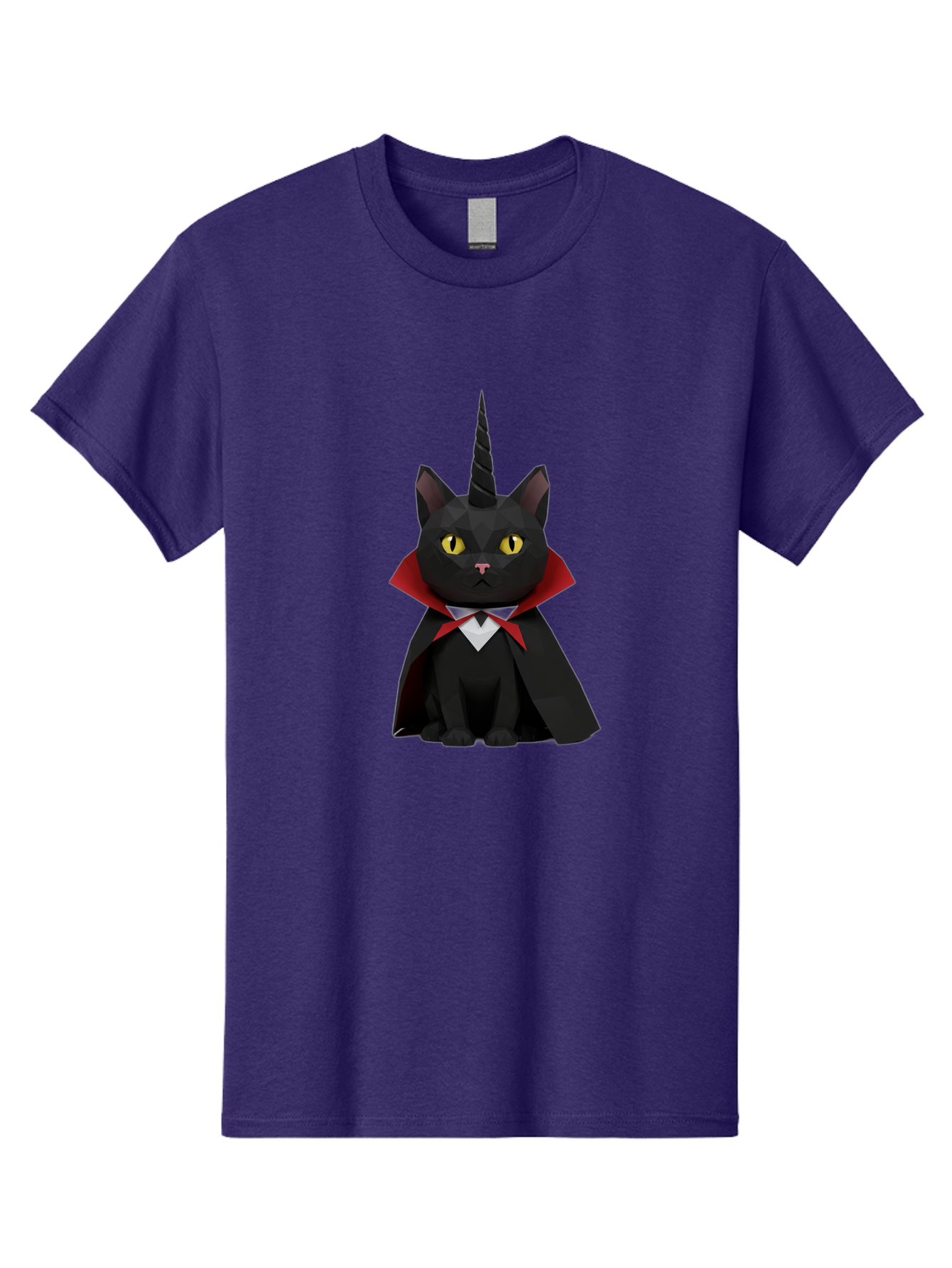 Black-Cat-Vampire-Unicorn-1 Men'S Graphic Tee, 100% Cotton, Comfortable Casual Summer Wear, Machine Washable, Vintage Camera, Old Camera, Antique Camera, Black Camera, Classic Photography, Photography Equipment, Nostalgic Device, Film Camera, Bal809