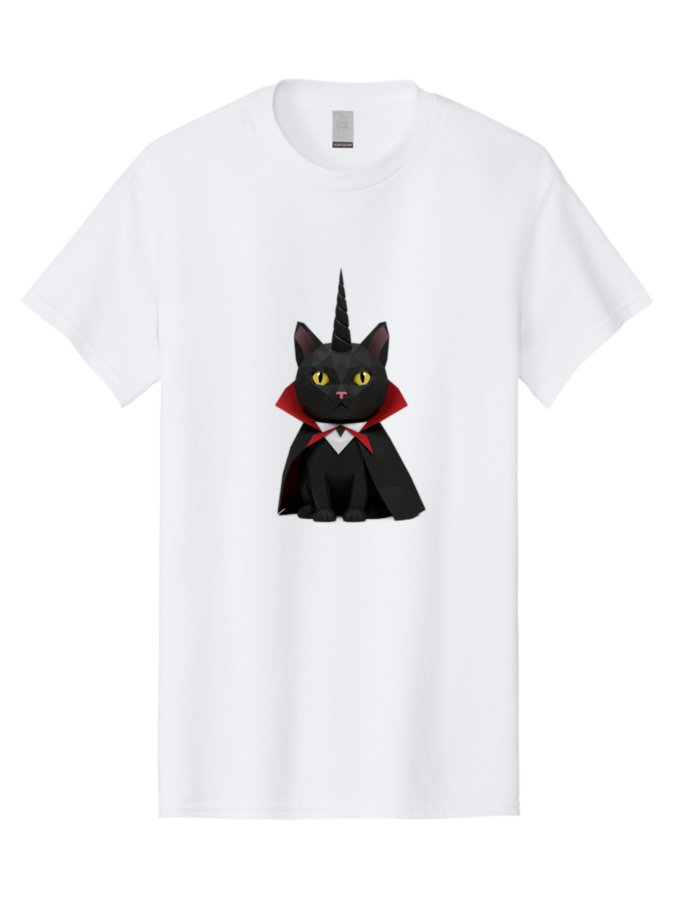 Black-Cat-Vampire-Unicorn-1 Men'S Graphic Tee, 100% Cotton, Comfortable Casual Summer Wear, Machine Washable, Vintage Camera, Old Camera, Antique Camera, Black Camera, Classic Photography, Photography Equipment, Nostalgic Device, Film Camera, Bal809