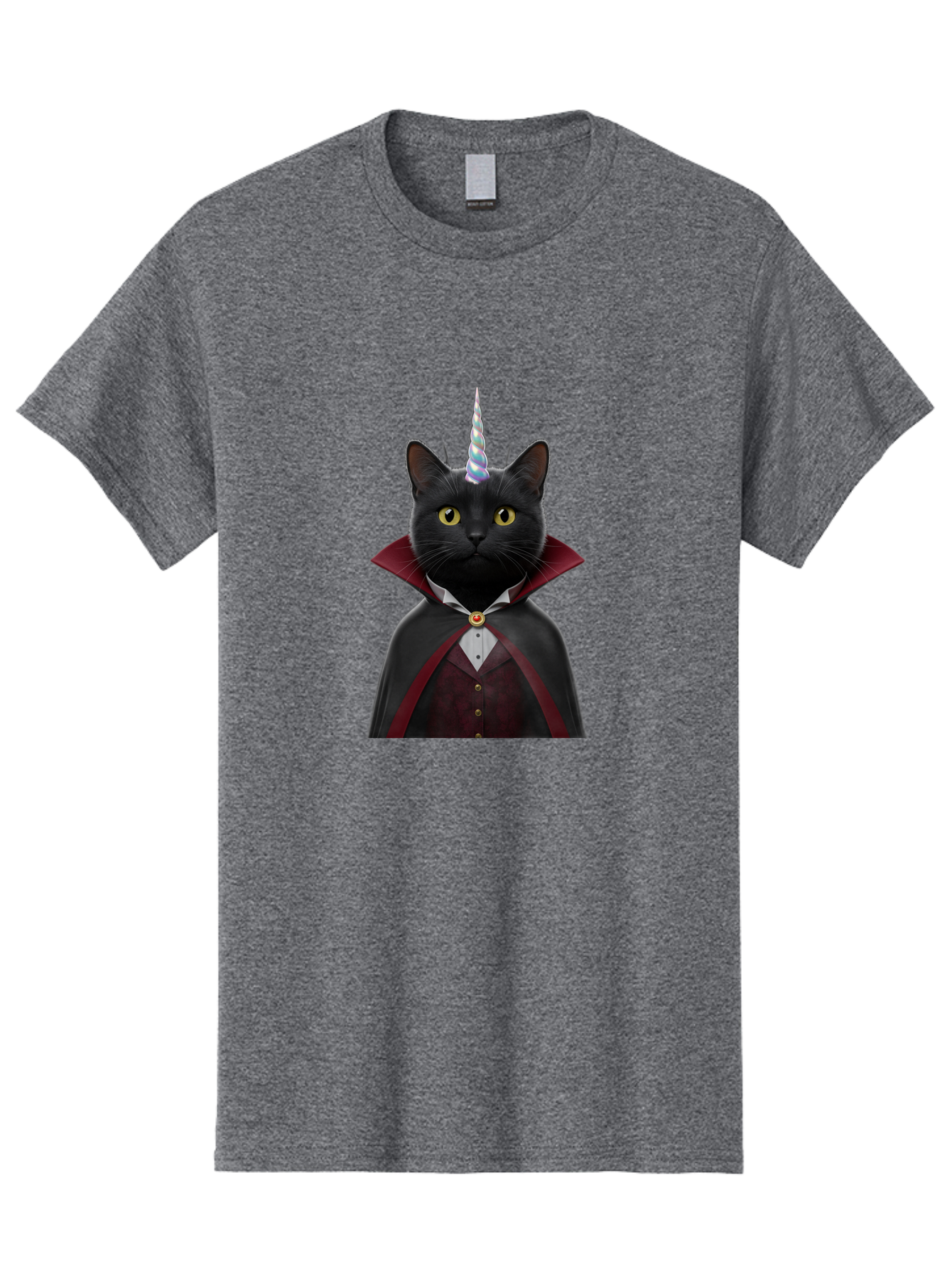Black-Cat-Vampire-Unicorn Men'S Graphic Tee, 100% Cotton, Comfortable Casual Summer Wear, Machine Washable, Vintage Camera, Old Camera, Antique Camera, Black Camera, Classic Photography, Photography Equipment, Nostalgic Device, Film Camera, Bal810
