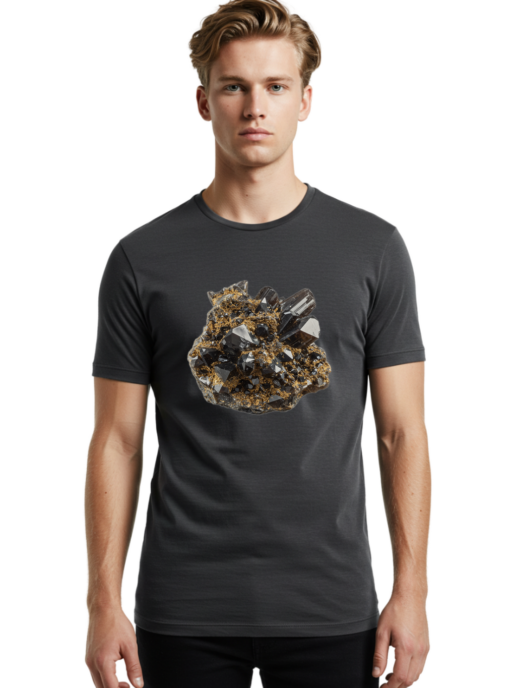 Black-Crystals Men'S Graphic Tee, 100% Cotton, Comfortable Casual Summer Wear, Machine Washable, Vintage Camera, Old Camera, Antique Camera, Black Camera, Classic Photography, Photography Equipment, Nostalgic Device, Film Camera, Camera Art Bal814