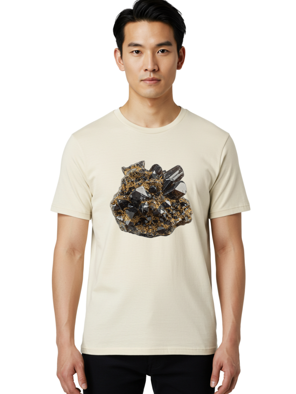 Black-Crystals Men'S Graphic Tee, 100% Cotton, Comfortable Casual Summer Wear, Machine Washable, Vintage Camera, Old Camera, Antique Camera, Black Camera, Classic Photography, Photography Equipment, Nostalgic Device, Film Camera, Camera Art Bal814