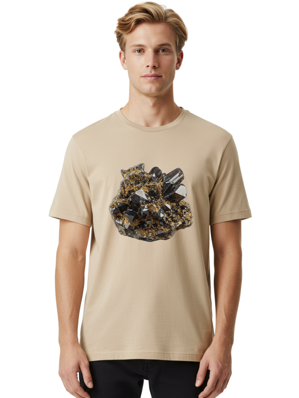 Black-Crystals Men'S Graphic Tee, 100% Cotton, Comfortable Casual Summer Wear, Machine Washable, Vintage Camera, Old Camera, Antique Camera, Black Camera, Classic Photography, Photography Equipment, Nostalgic Device, Film Camera, Camera Art Bal814