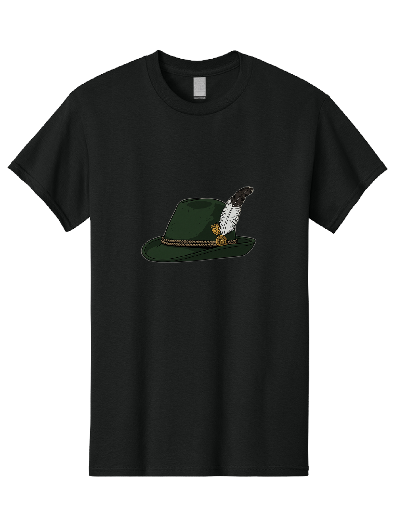 Black-Fedora-Hat Men'S Graphic Tee, 100% Cotton, Comfortable Casual Summer Wear, Machine Washable, Vintage Camera, Old Camera, Antique Camera, Black Camera, Classic Photography, Photography Equipment, Nostalgic Device, Film Camera, Camera Art Bal815