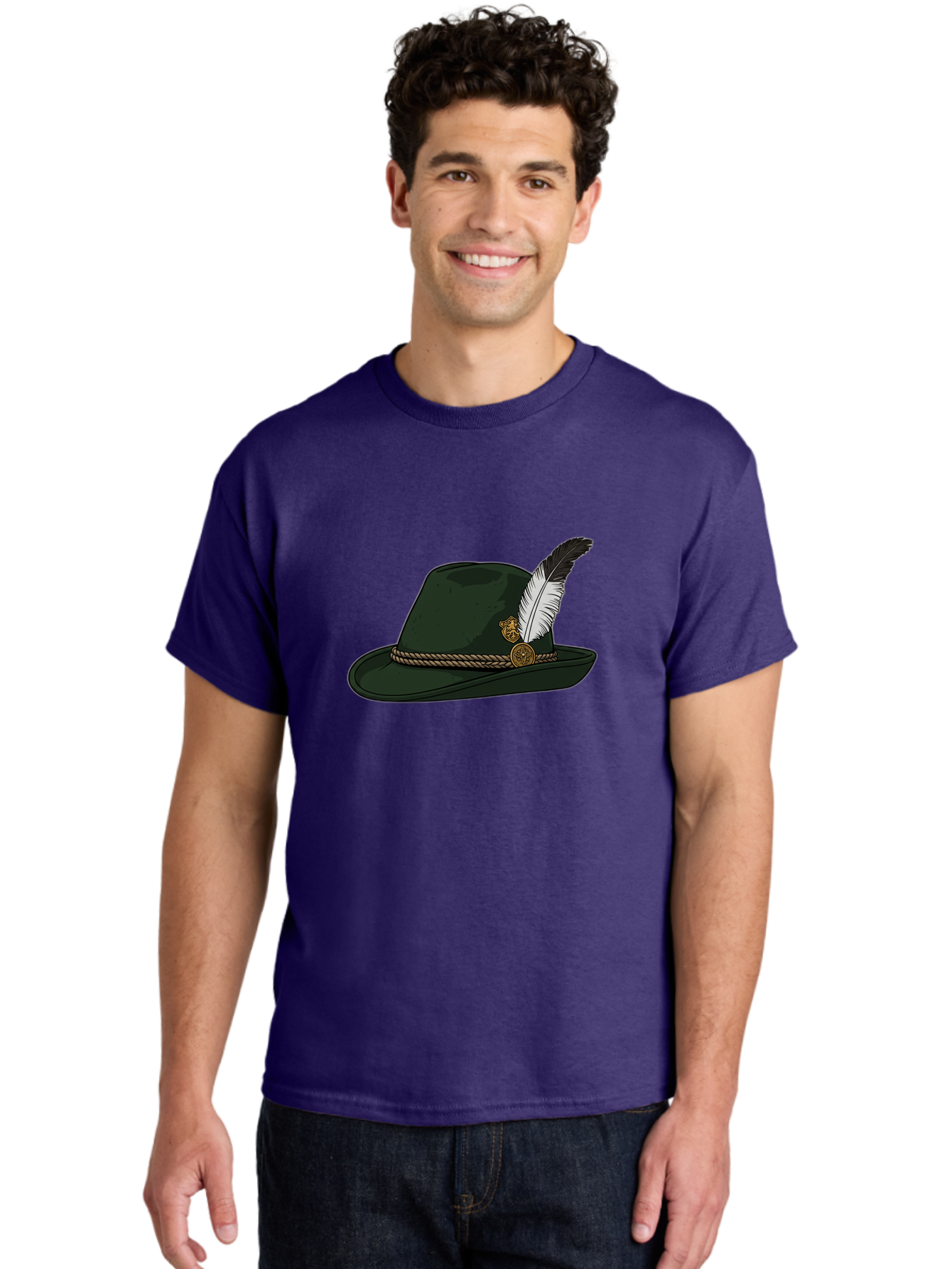 Black-Fedora-Hat Men'S Graphic Tee, 100% Cotton, Comfortable Casual Summer Wear, Machine Washable, Vintage Camera, Old Camera, Antique Camera, Black Camera, Classic Photography, Photography Equipment, Nostalgic Device, Film Camera, Camera Art Bal815