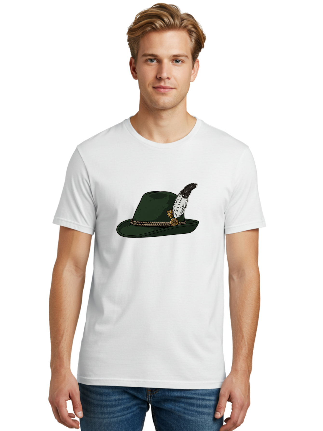 Black-Fedora-Hat Men'S Graphic Tee, 100% Cotton, Comfortable Casual Summer Wear, Machine Washable, Vintage Camera, Old Camera, Antique Camera, Black Camera, Classic Photography, Photography Equipment, Nostalgic Device, Film Camera, Camera Art Bal815
