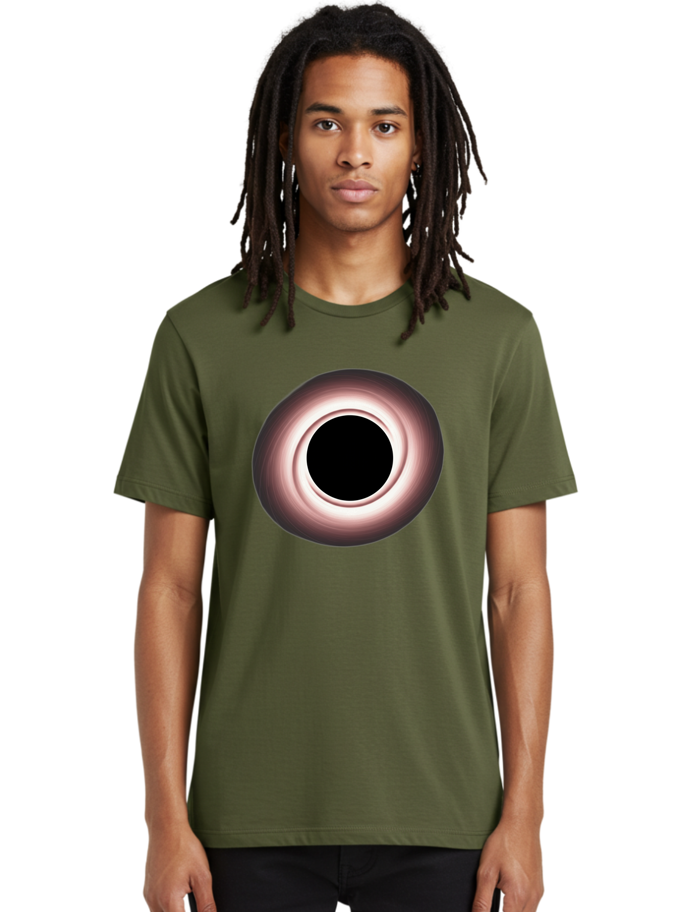 Black-Hole-1 Men'S Graphic Tee, 100% Cotton, Comfortable Casual Summer Wear, Machine Washable, Vintage Camera, Old Camera, Antique Camera, Black Camera, Classic Photography, Photography Equipment, Nostalgic Device, Film Camera, Camera Art Bal816
