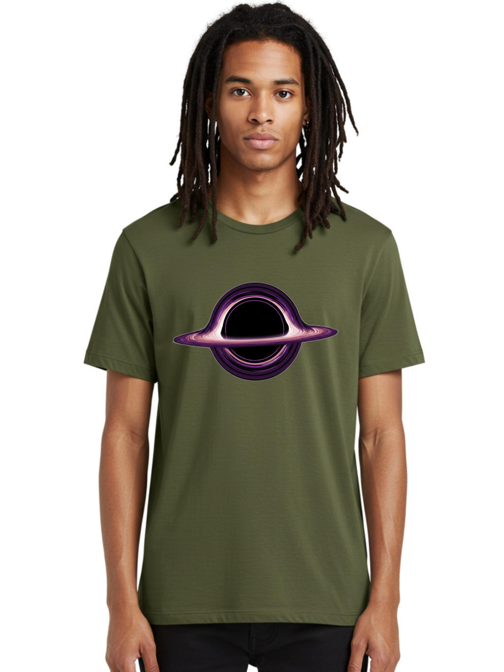 Black-Hole-3 Men'S Graphic Tee, 100% Cotton, Comfortable Casual Summer Wear, Machine Washable, Vintage Camera, Old Camera, Antique Camera, Black Camera, Classic Photography, Photography Equipment, Nostalgic Device, Film Camera, Camera Art Bal818
