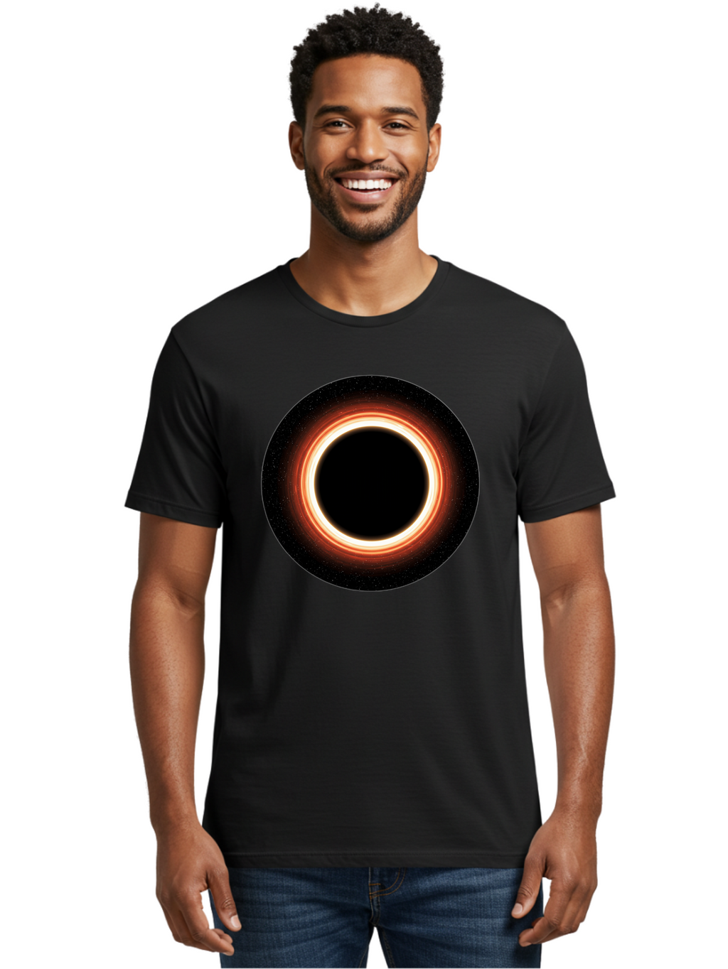 Black-Hole-4 Men'S Graphic Tee, 100% Cotton, Comfortable Casual Summer Wear, Machine Washable, Vintage Camera, Old Camera, Antique Camera, Black Camera, Classic Photography, Photography Equipment, Nostalgic Device, Film Camera, Camera Art Bal819