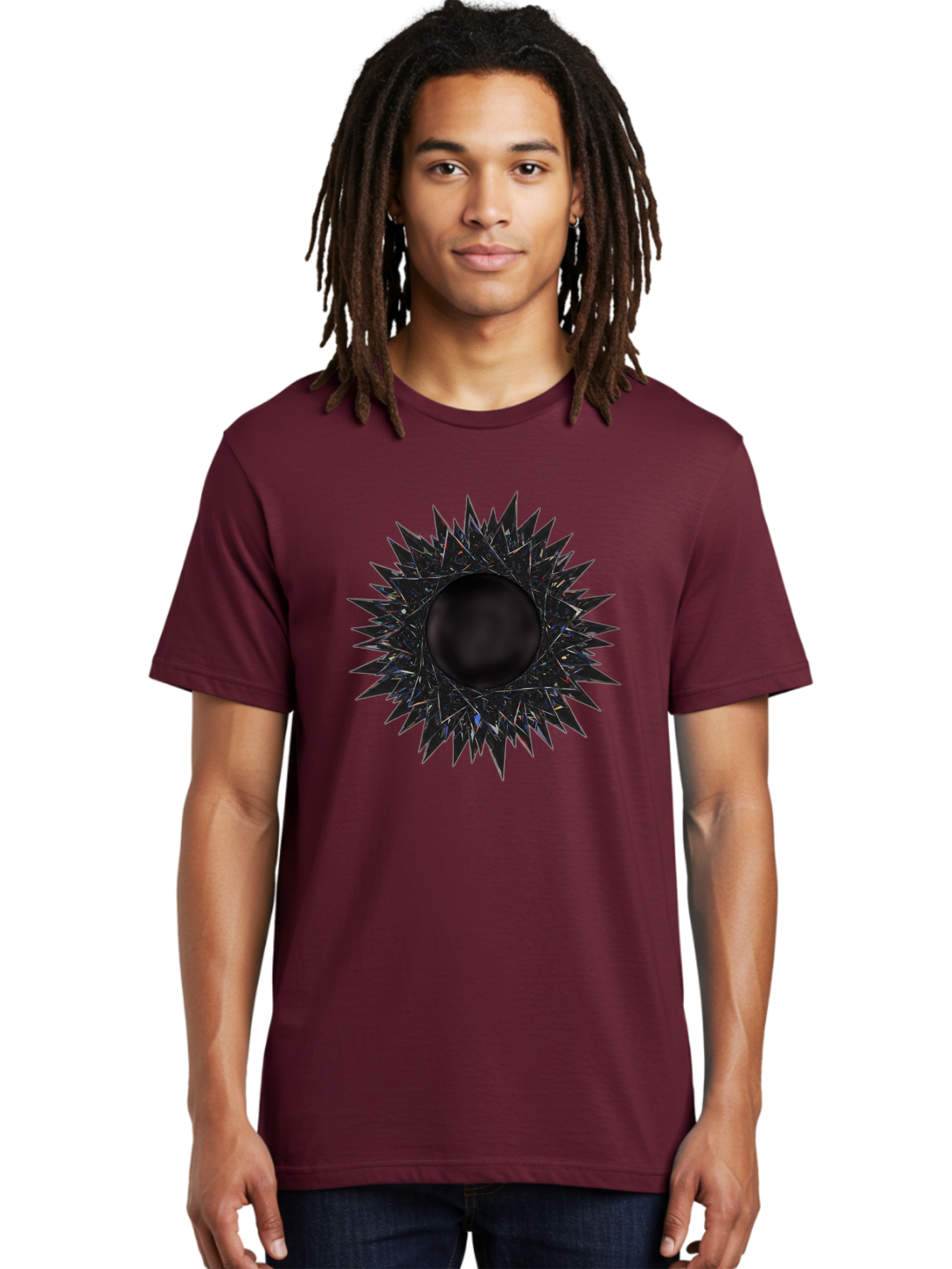 Black-Hole-5 Men'S Graphic Tee, 100% Cotton, Comfortable Casual Summer Wear, Machine Washable, Vintage Camera, Old Camera, Antique Camera, Black Camera, Classic Photography, Photography Equipment, Nostalgic Device, Film Camera, Camera Art Bal820