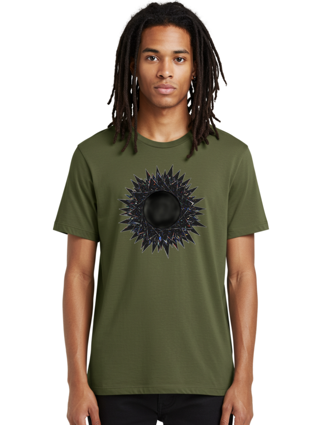 Black-Hole-5 Men'S Graphic Tee, 100% Cotton, Comfortable Casual Summer Wear, Machine Washable, Vintage Camera, Old Camera, Antique Camera, Black Camera, Classic Photography, Photography Equipment, Nostalgic Device, Film Camera, Camera Art Bal820