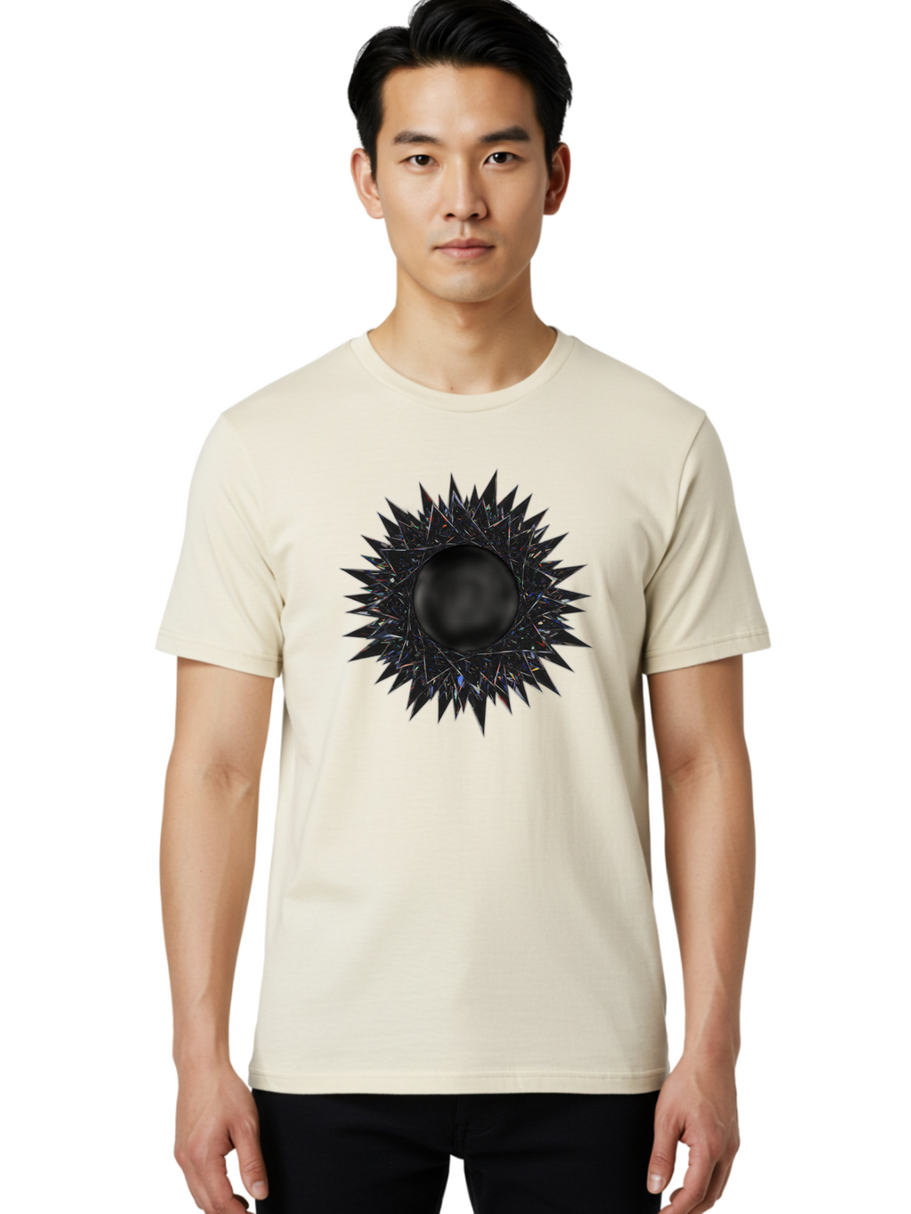 Black-Hole-5 Men'S Graphic Tee, 100% Cotton, Comfortable Casual Summer Wear, Machine Washable, Vintage Camera, Old Camera, Antique Camera, Black Camera, Classic Photography, Photography Equipment, Nostalgic Device, Film Camera, Camera Art Bal820