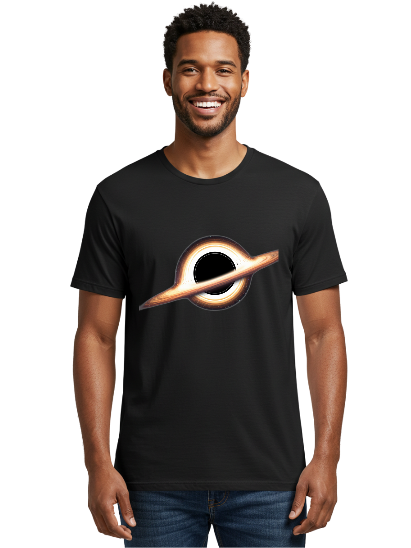 Black-Hole-6 Men'S Graphic Tee, 100% Cotton, Comfortable Casual Summer Wear, Machine Washable, Vintage Camera, Old Camera, Antique Camera, Black Camera, Classic Photography, Photography Equipment, Nostalgic Device, Film Camera, Camera Art Bal821