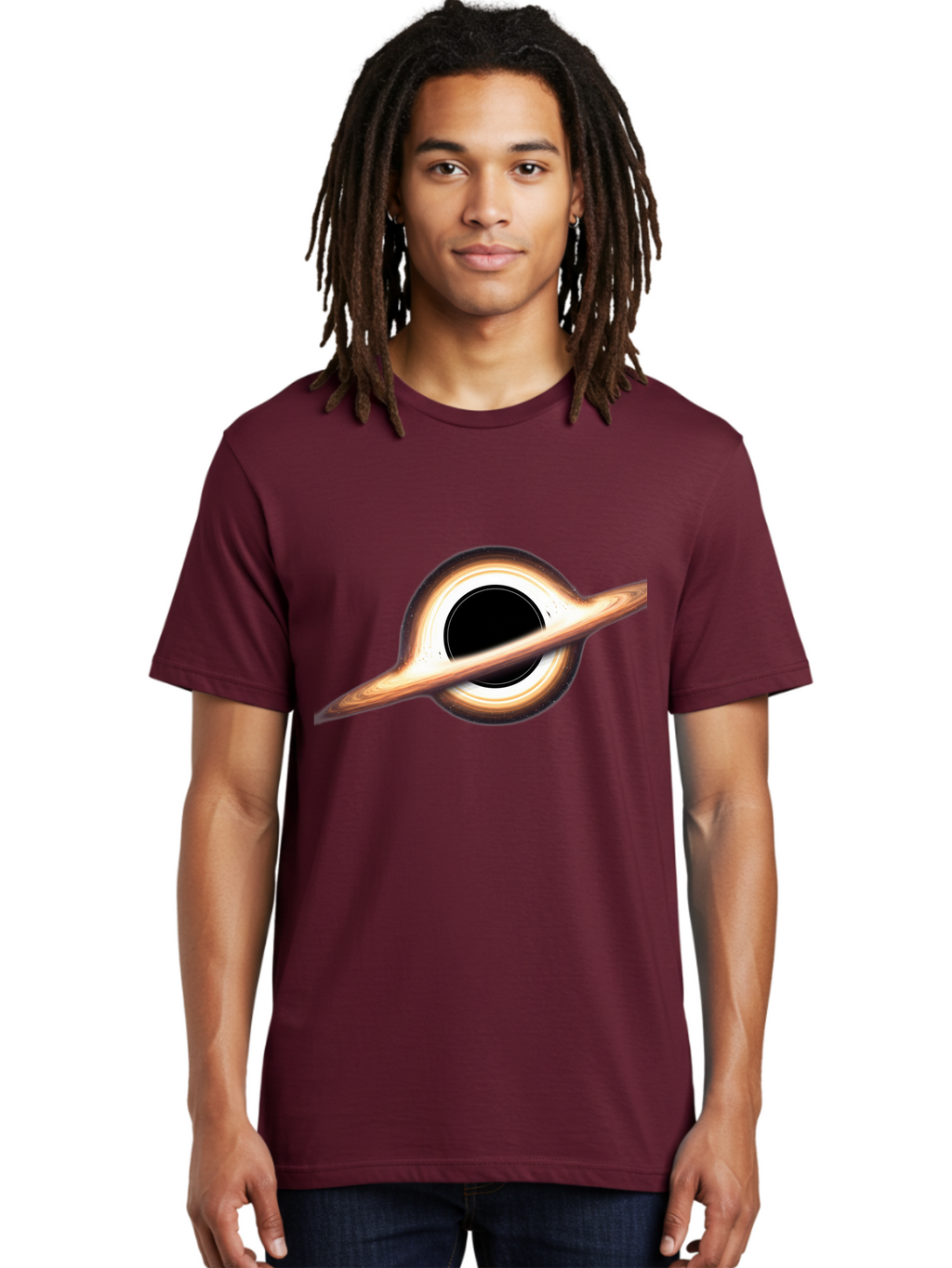 Black-Hole-6 Men'S Graphic Tee, 100% Cotton, Comfortable Casual Summer Wear, Machine Washable, Vintage Camera, Old Camera, Antique Camera, Black Camera, Classic Photography, Photography Equipment, Nostalgic Device, Film Camera, Camera Art Bal821